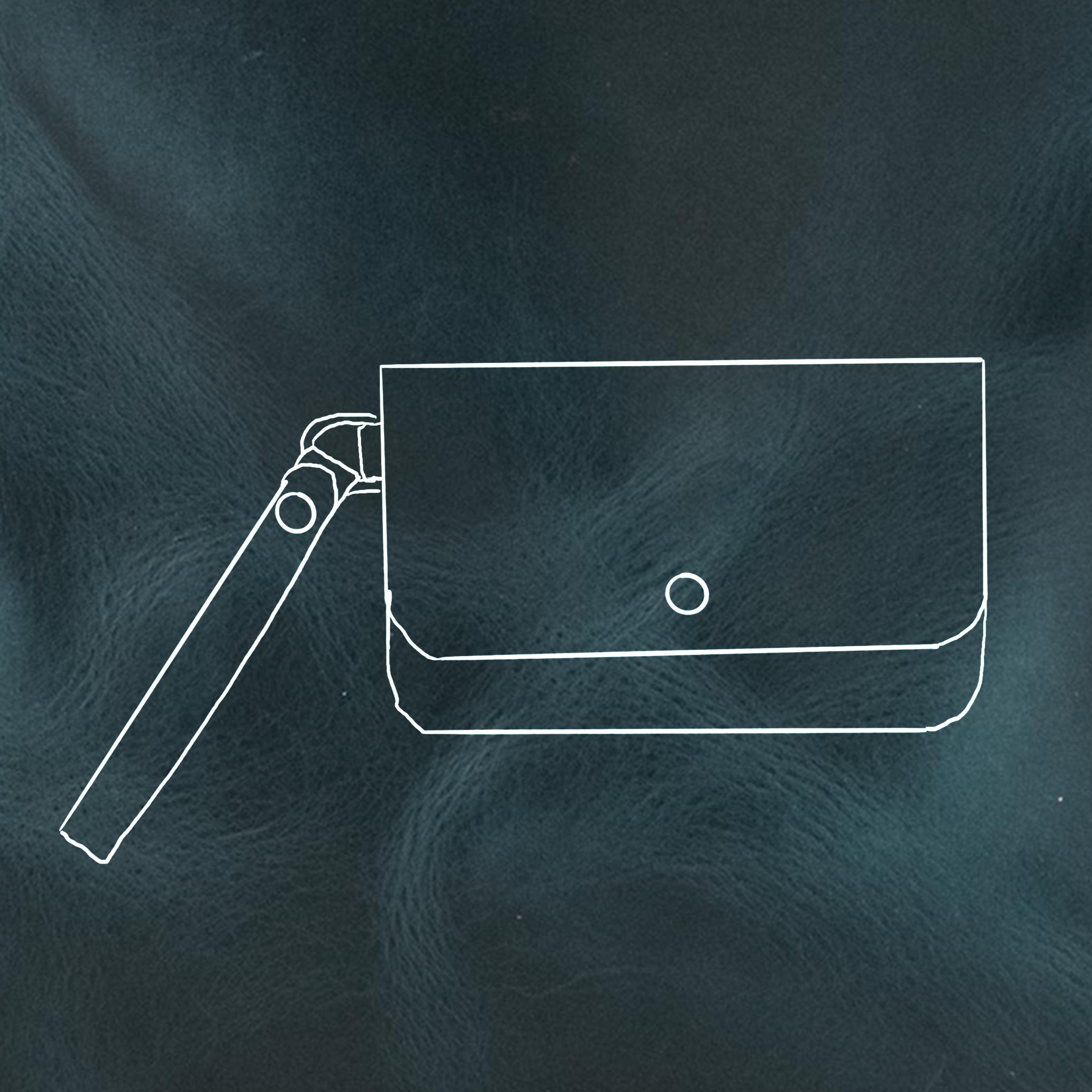 Cobalt Dublin Wristlet Clutch