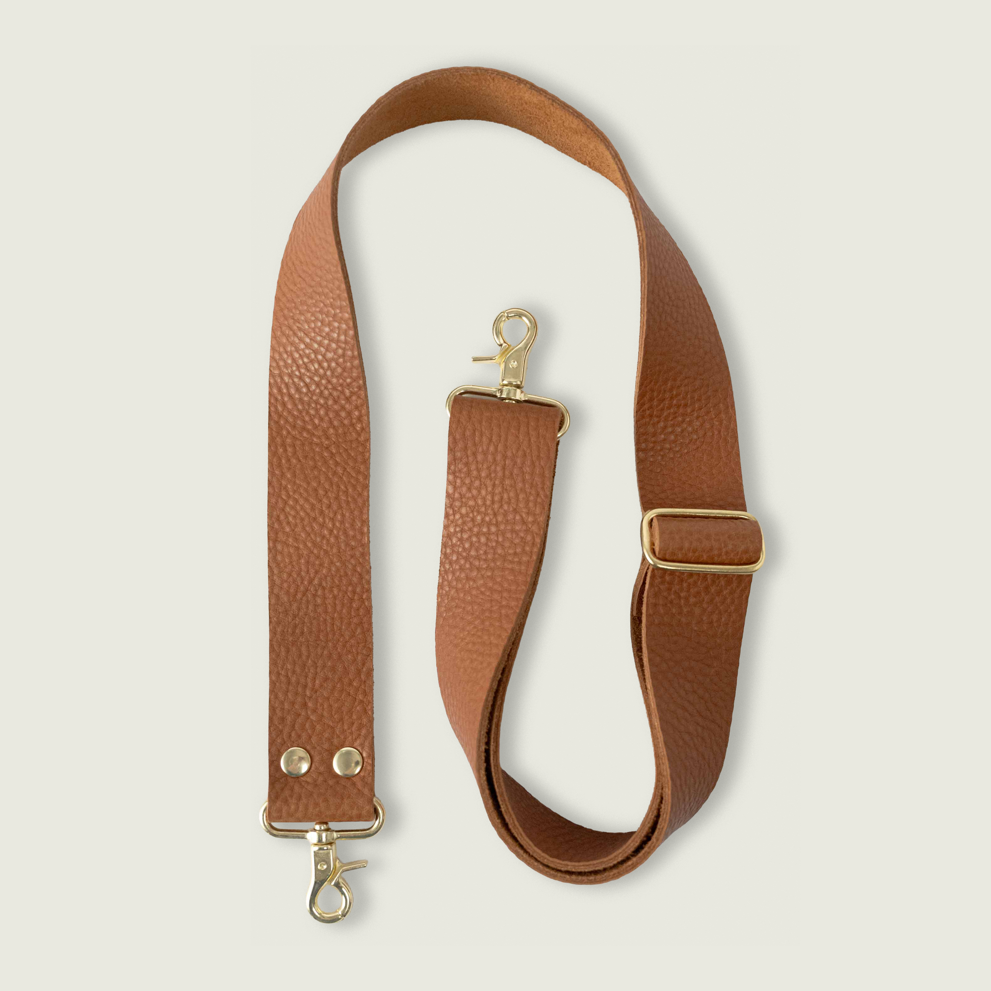 Cognac Cypress Slider Crossbody Strap