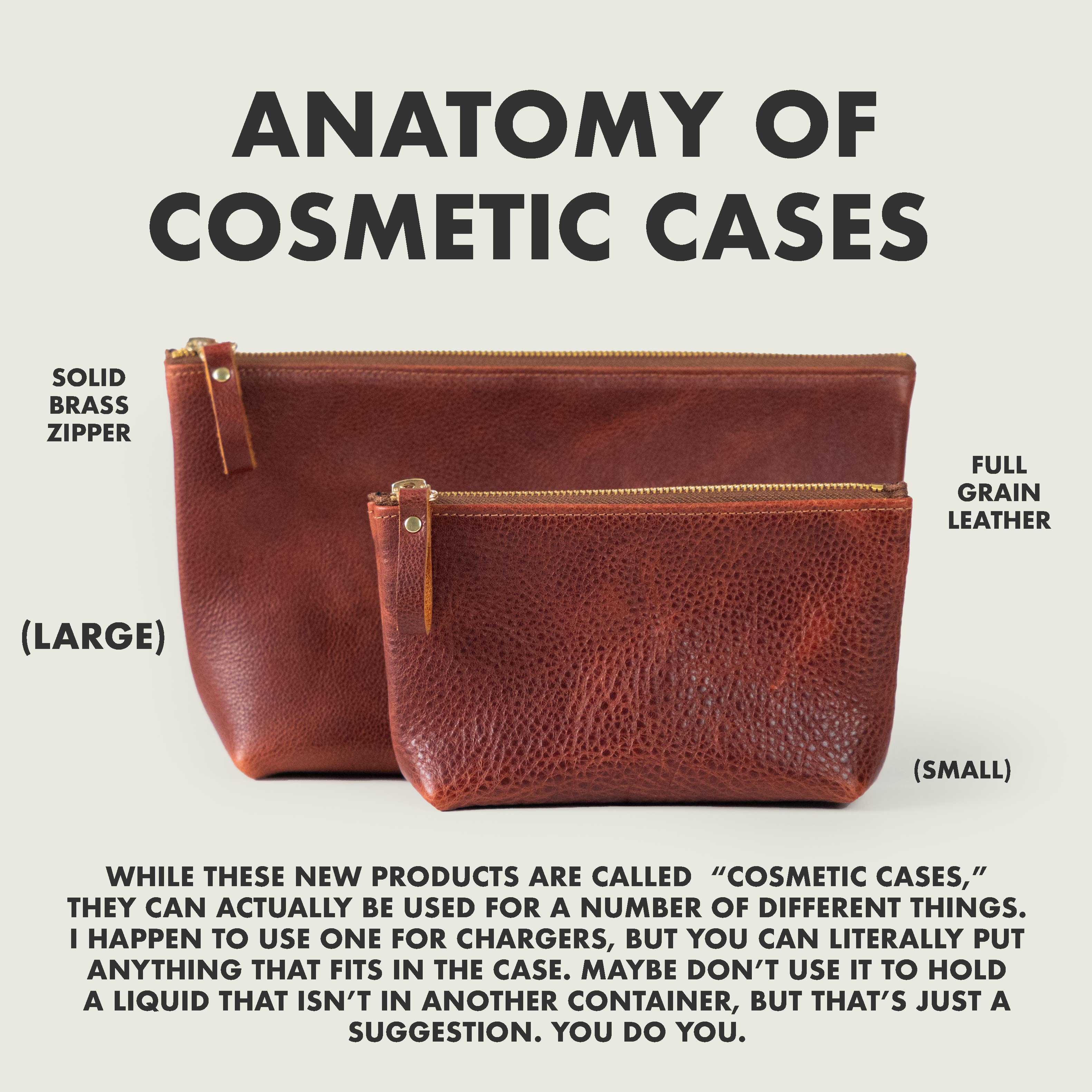 Green Bulldog Small Cosmetic Case