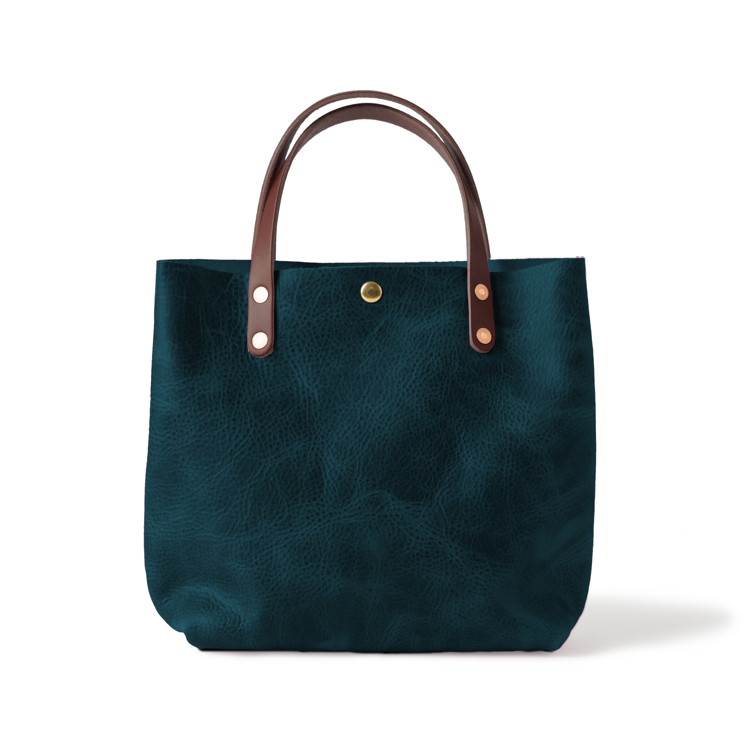 Dark Teal Bulldog Mini Tote