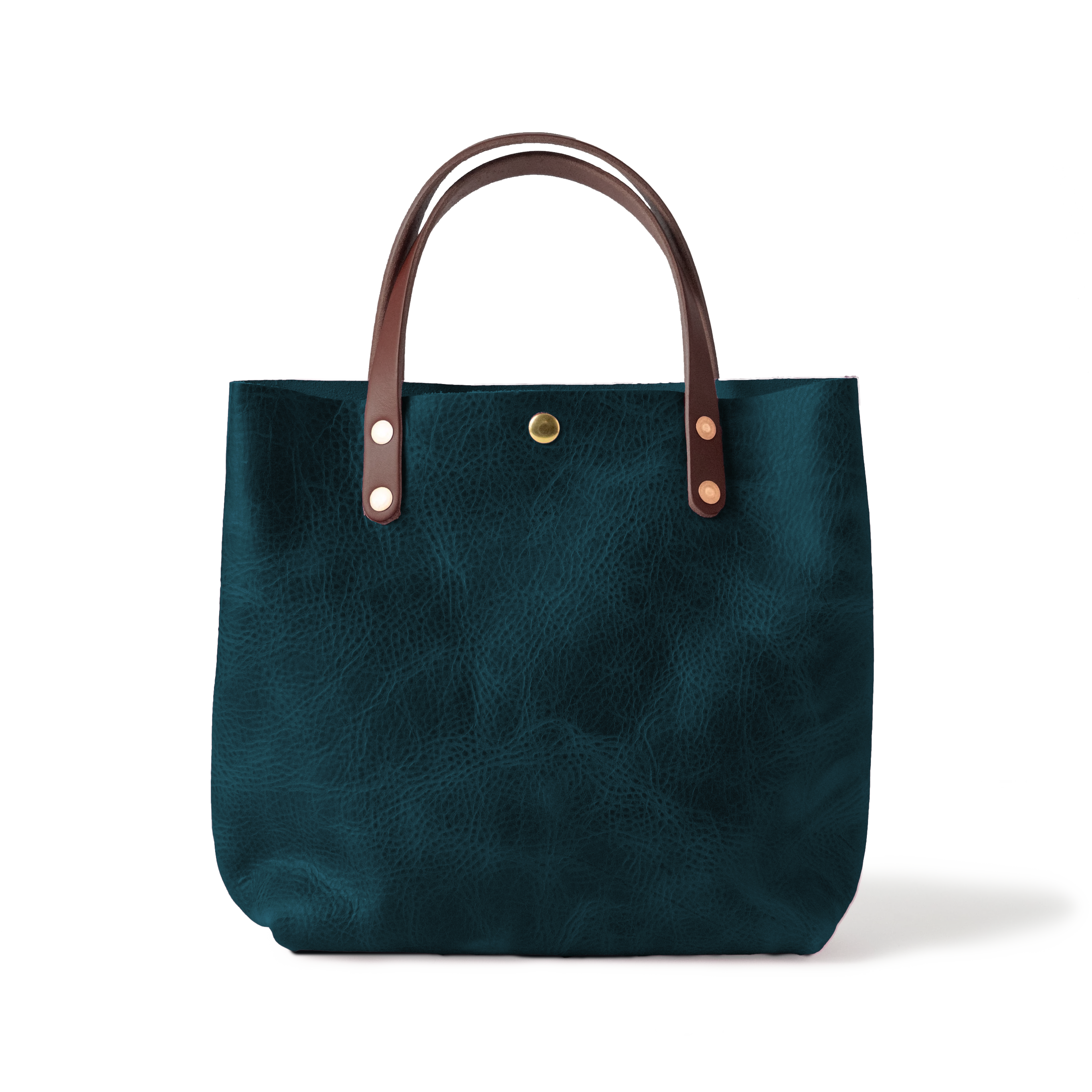 Dark Teal Bulldog Mini Tote
