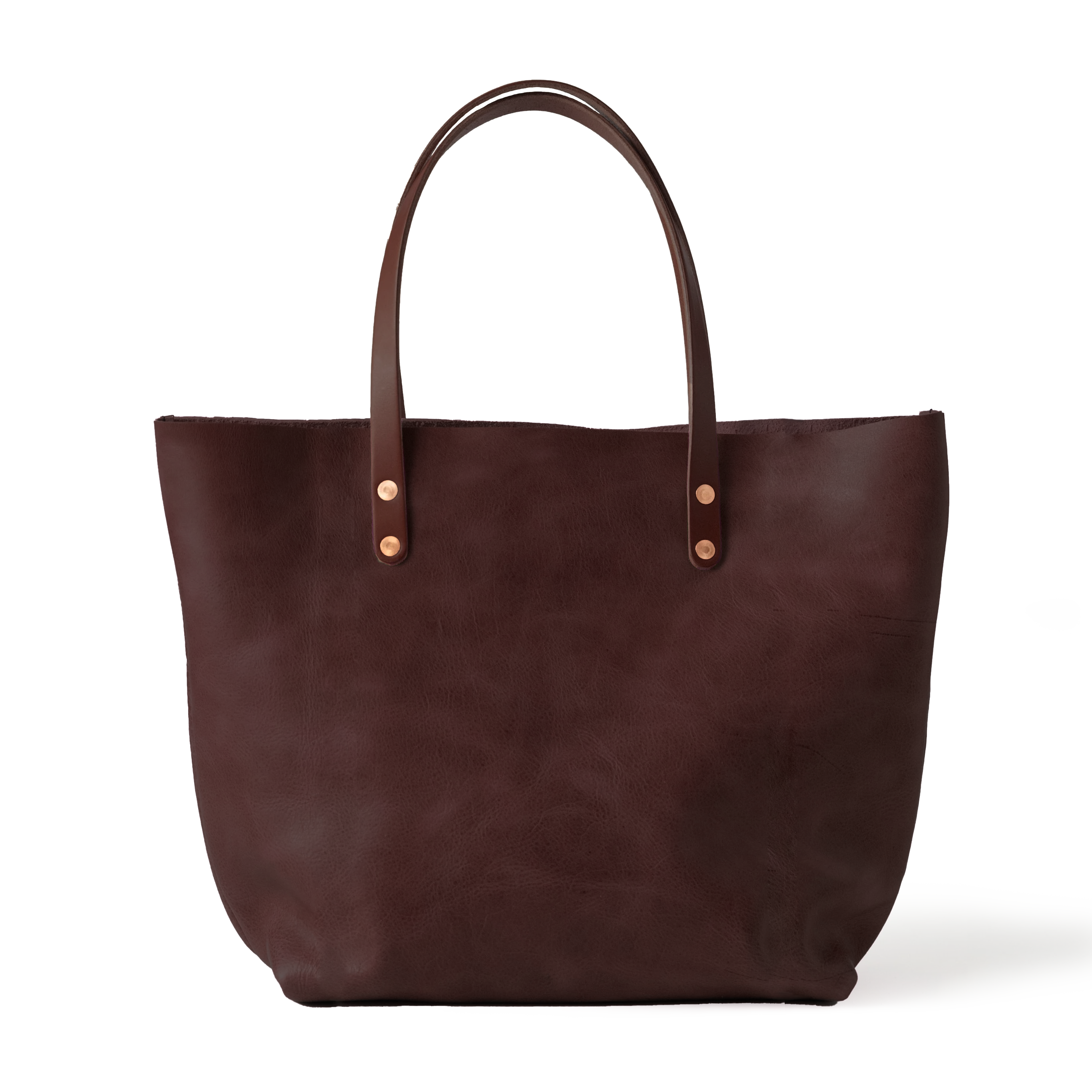 Dark Brown Bulldog East West Tote