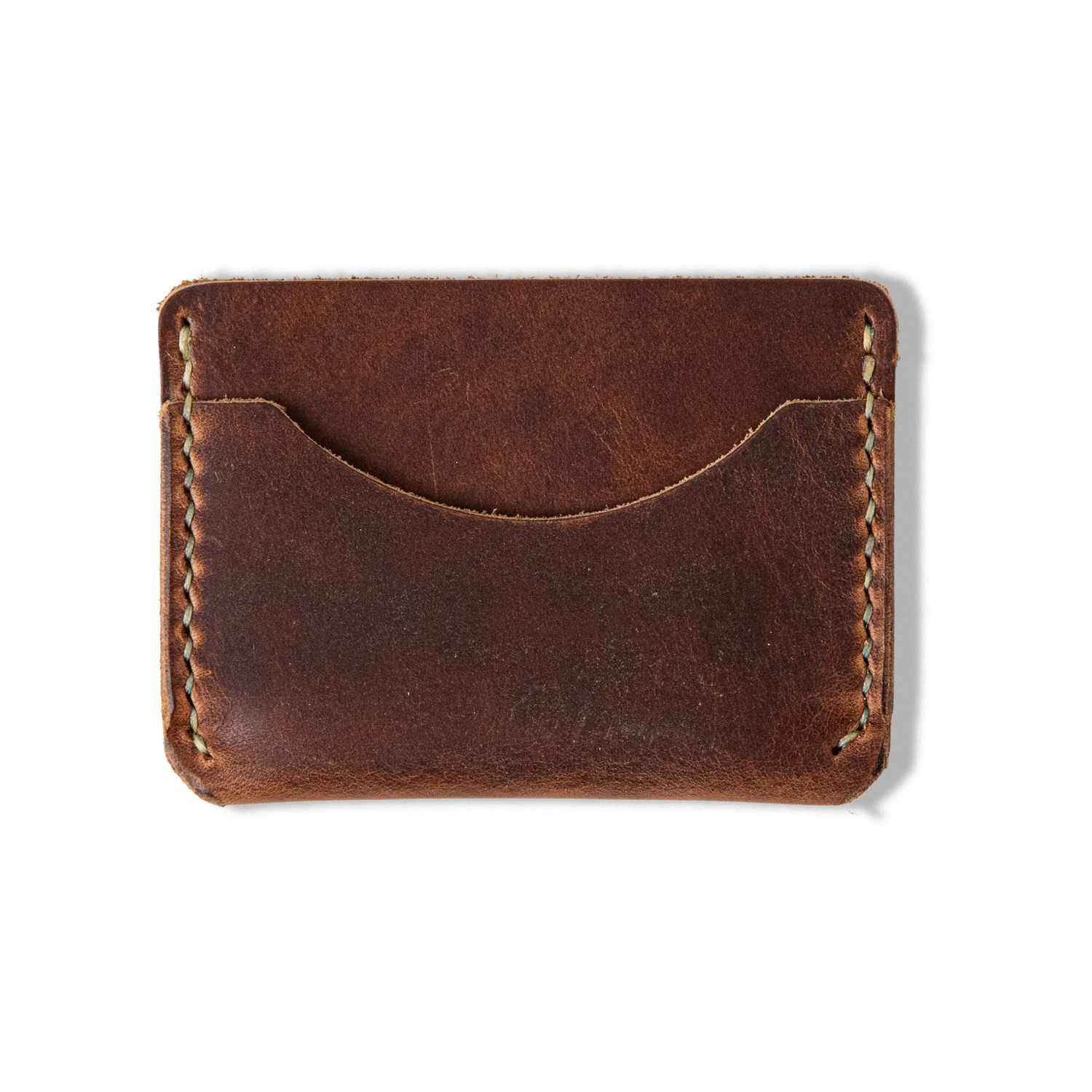 English Tan Card Case