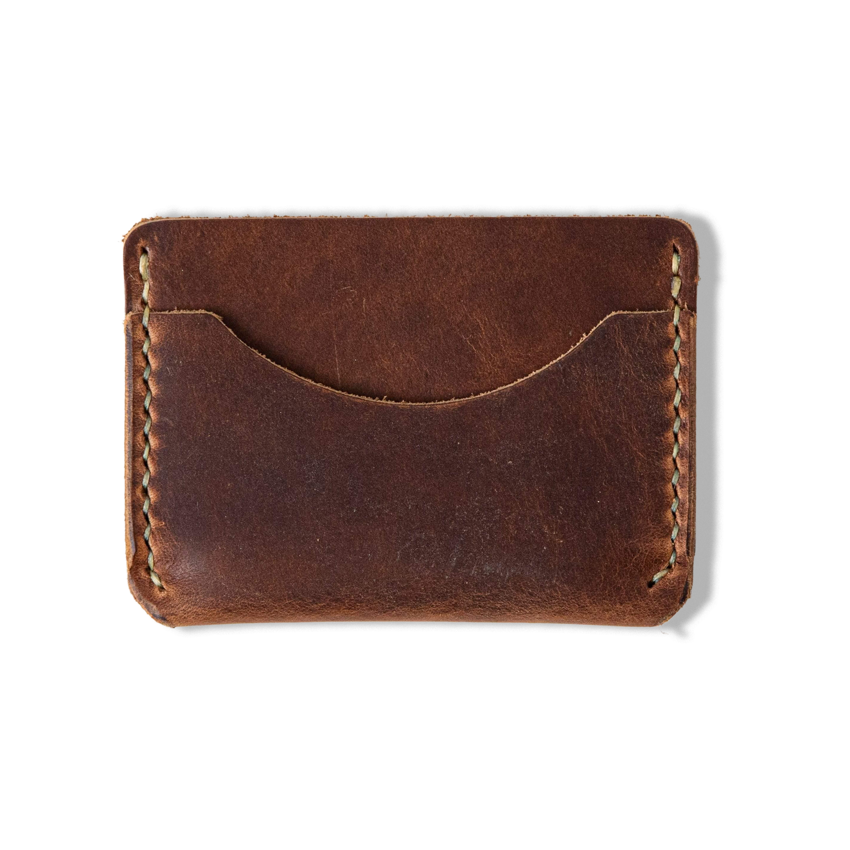 English Tan Card Case
