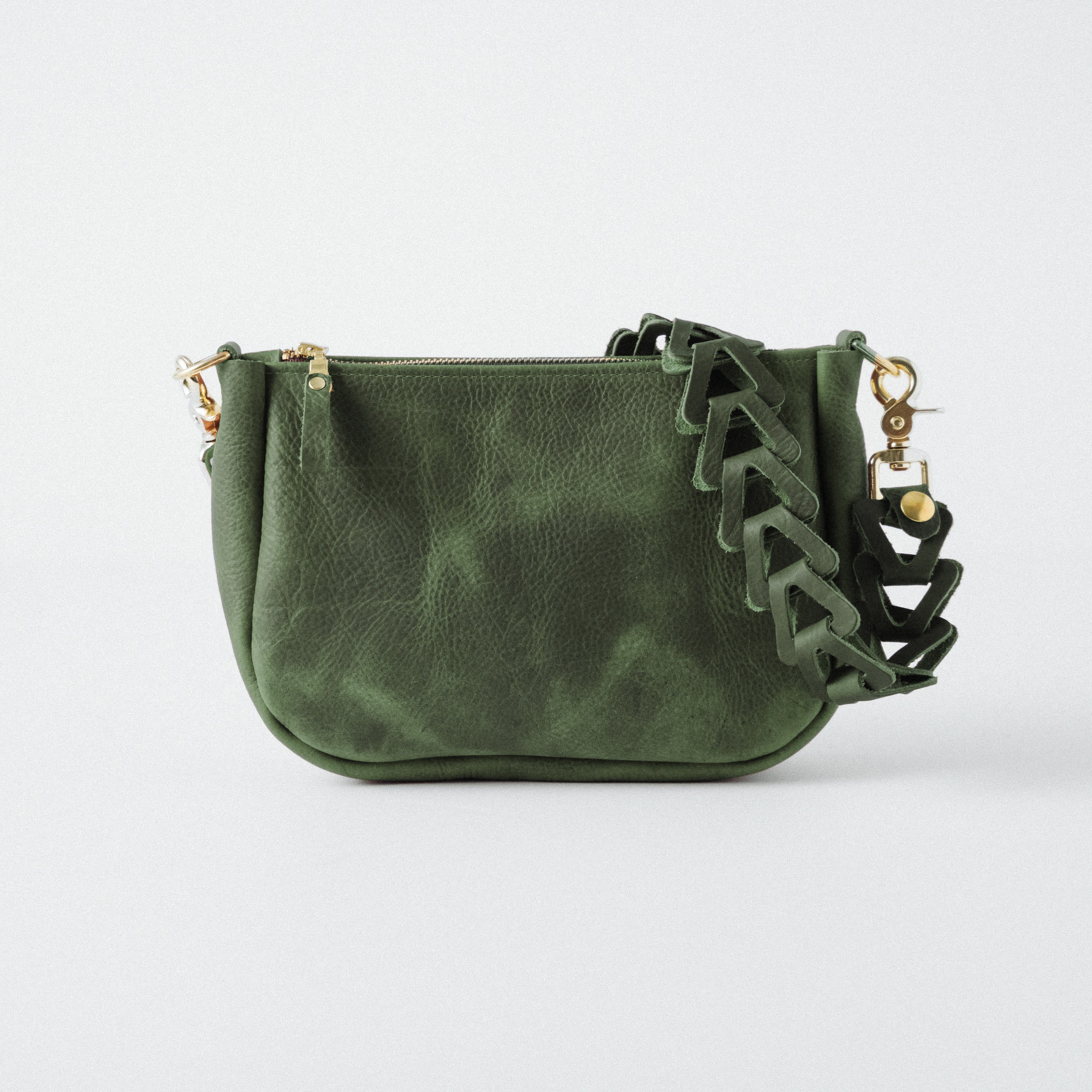 Green Kodiak Medium Crossbody Bag