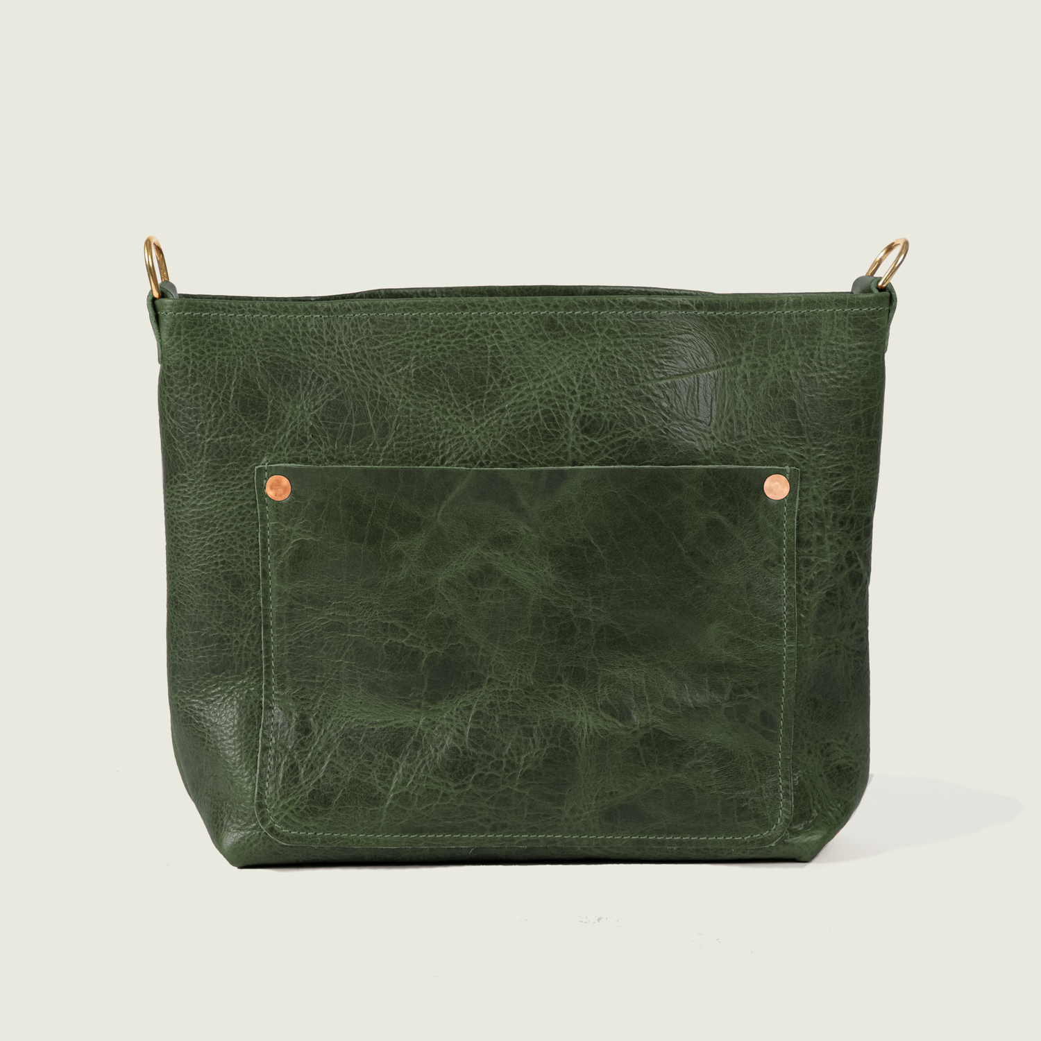 Green Navajo Bison Mini Crossbody Travel Tote