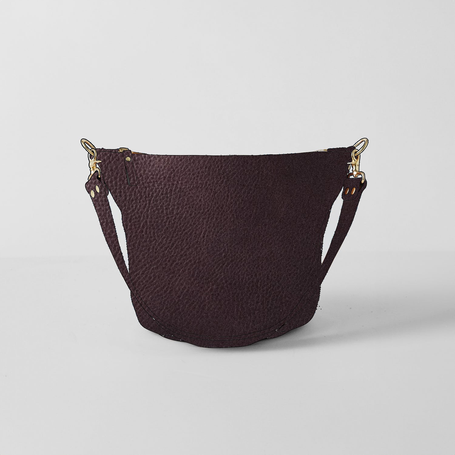 Hickory Mini Zip-Top Bucket Bag