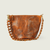Honey Navajo Bison Zip-Top Bucket Bag