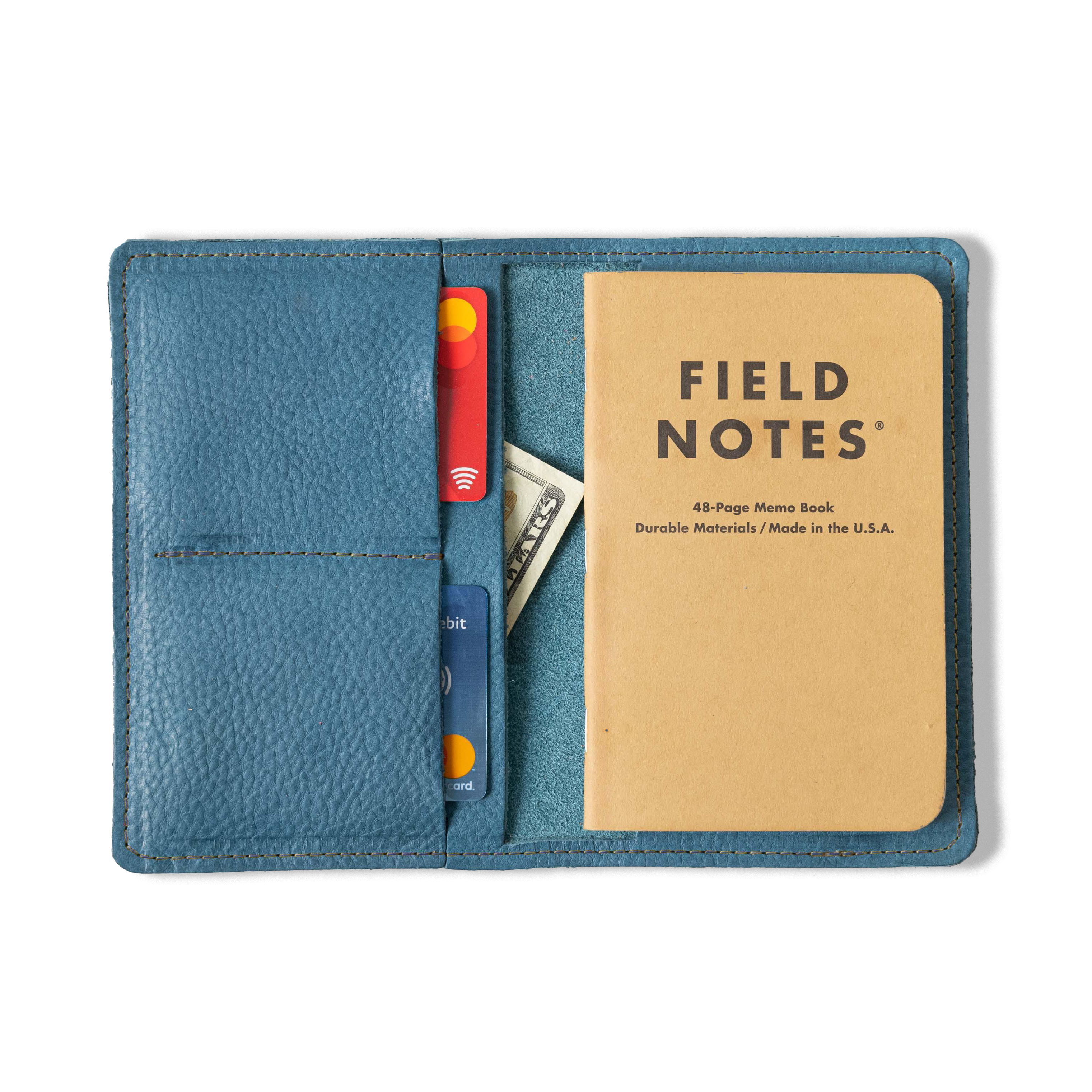 Italian Blue Passport Wallet