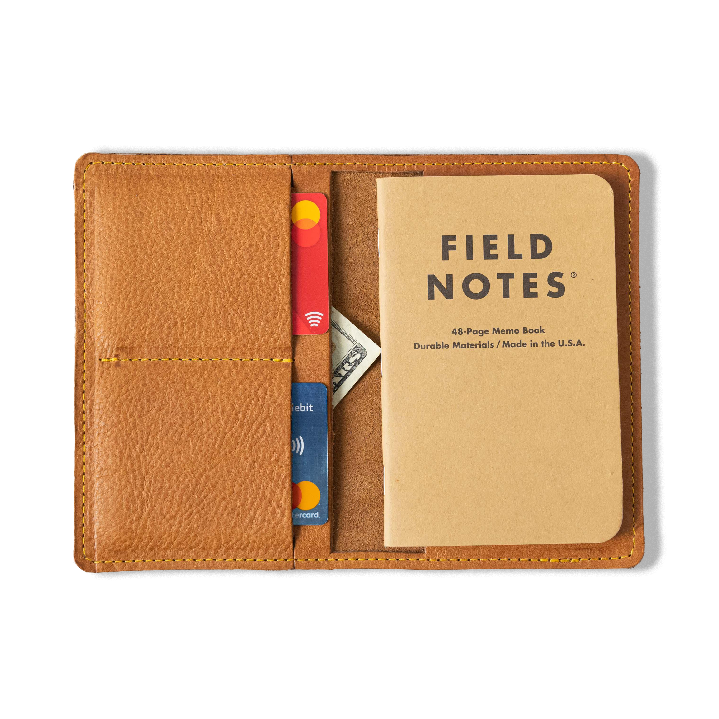 Italian Tan Passport Wallet