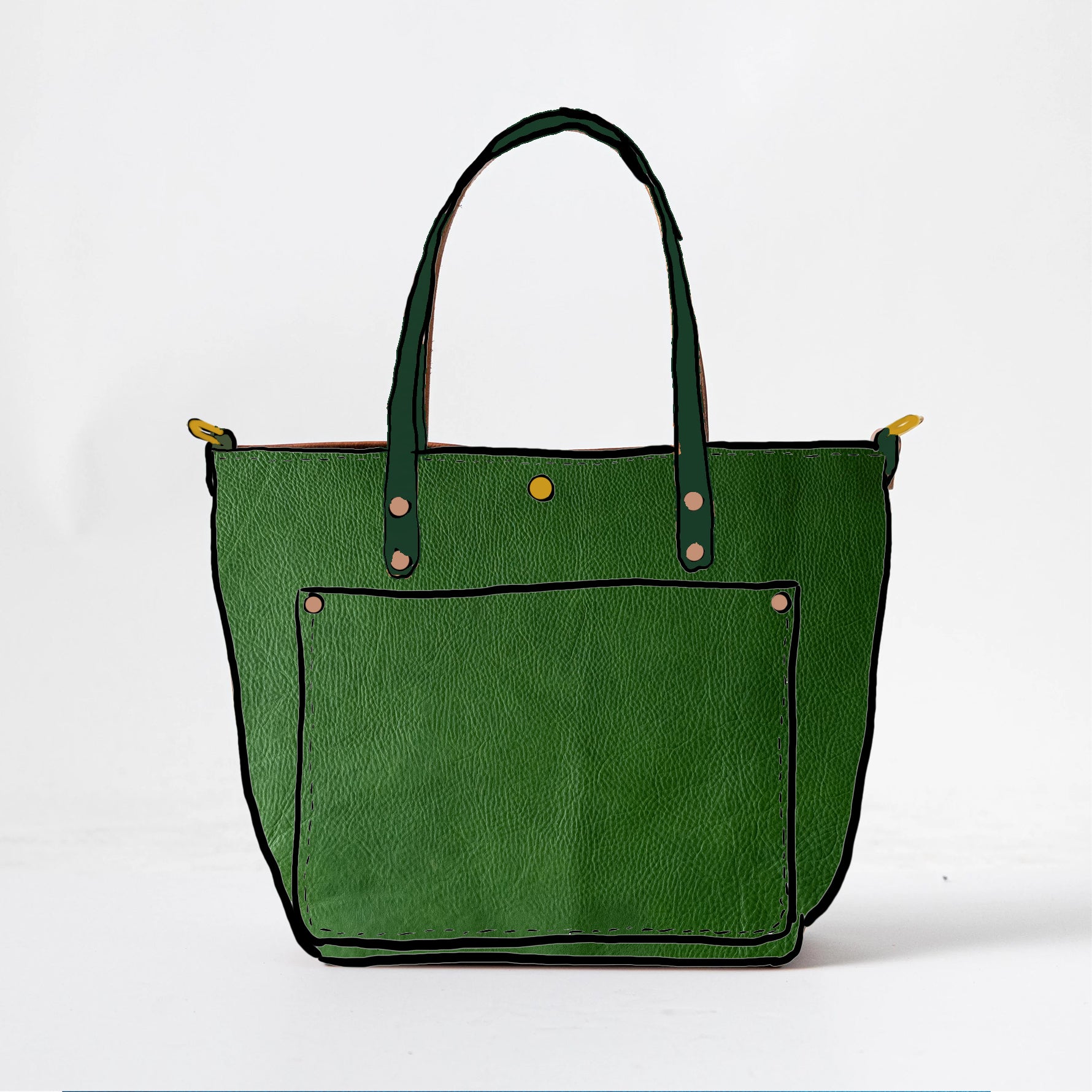 Leaf Cypress Travel Tote