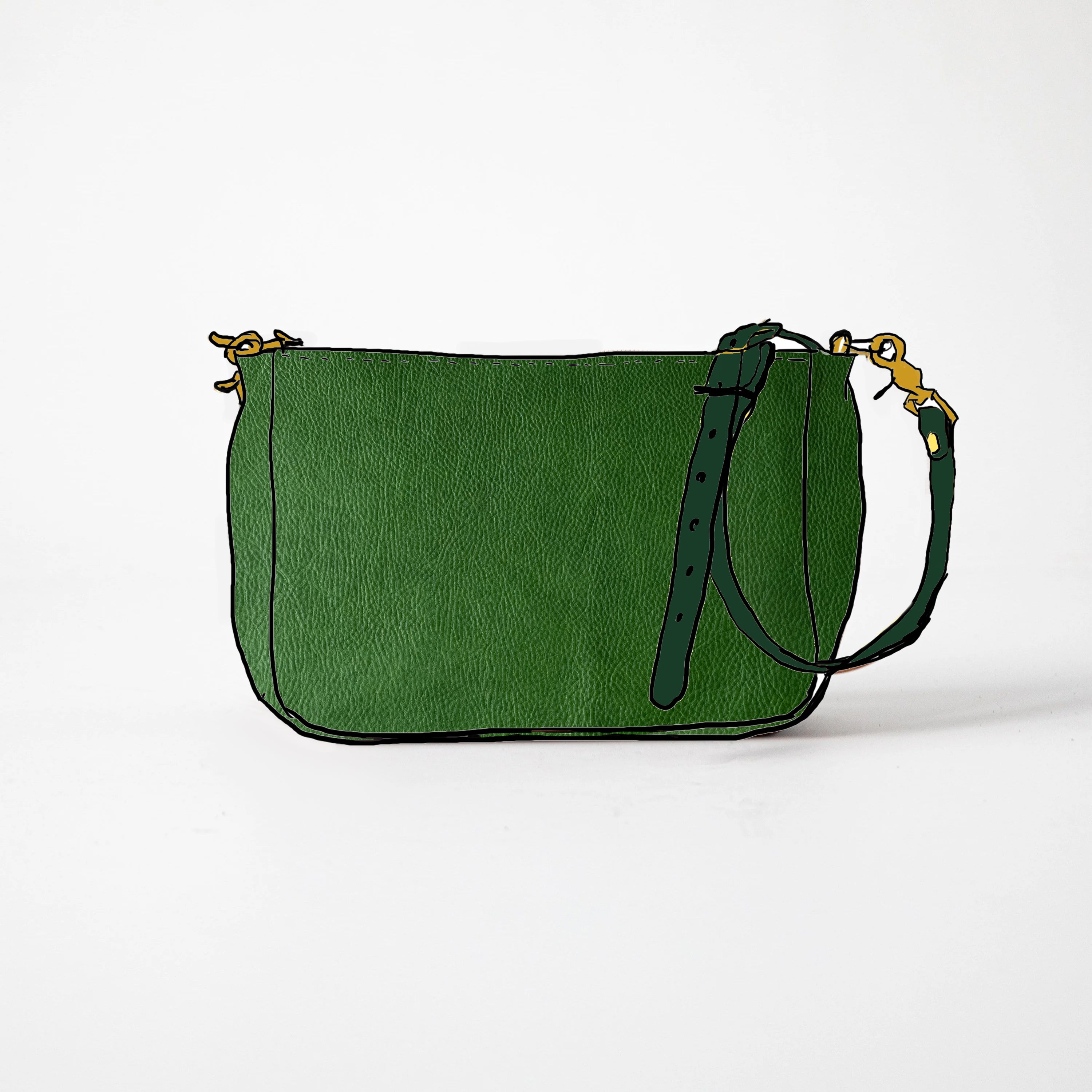 Leaf Cypress Crossbody Bag