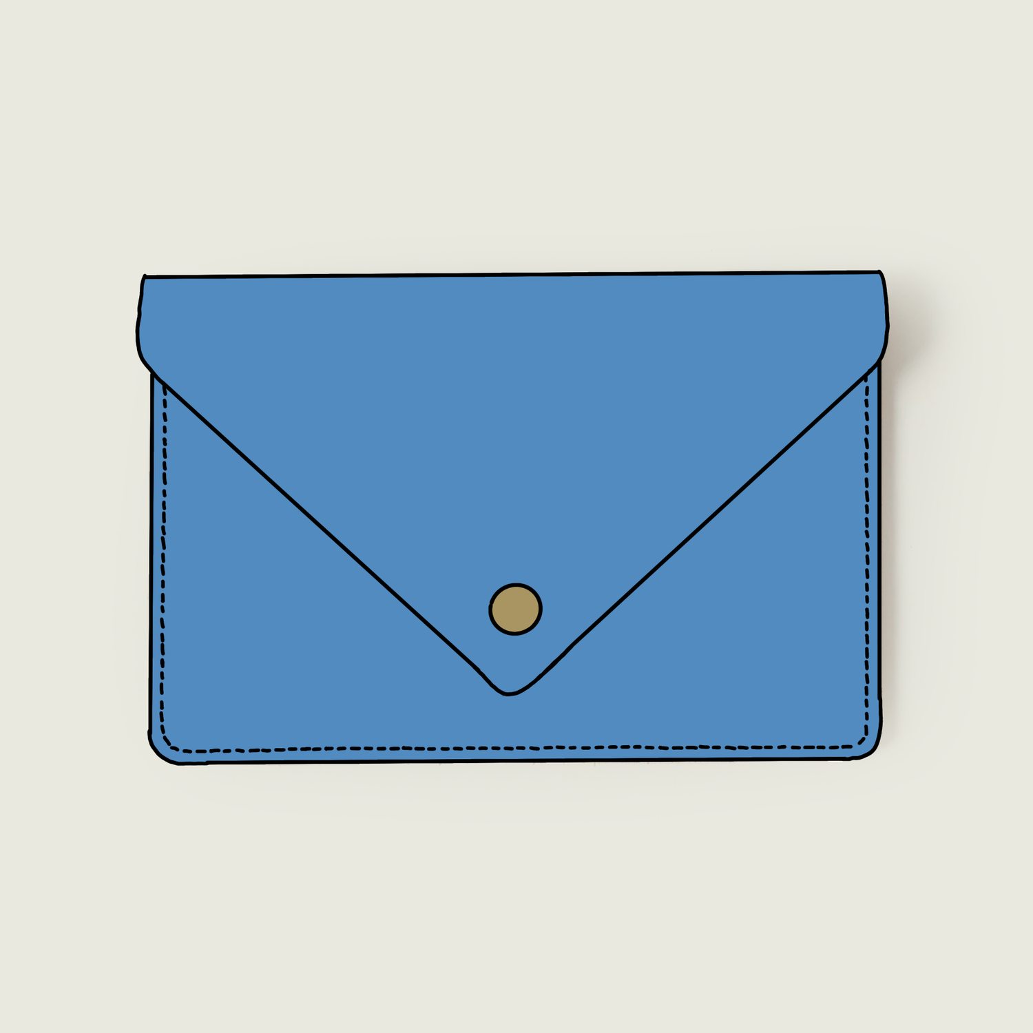 Showroom Roulette Leather Clutch