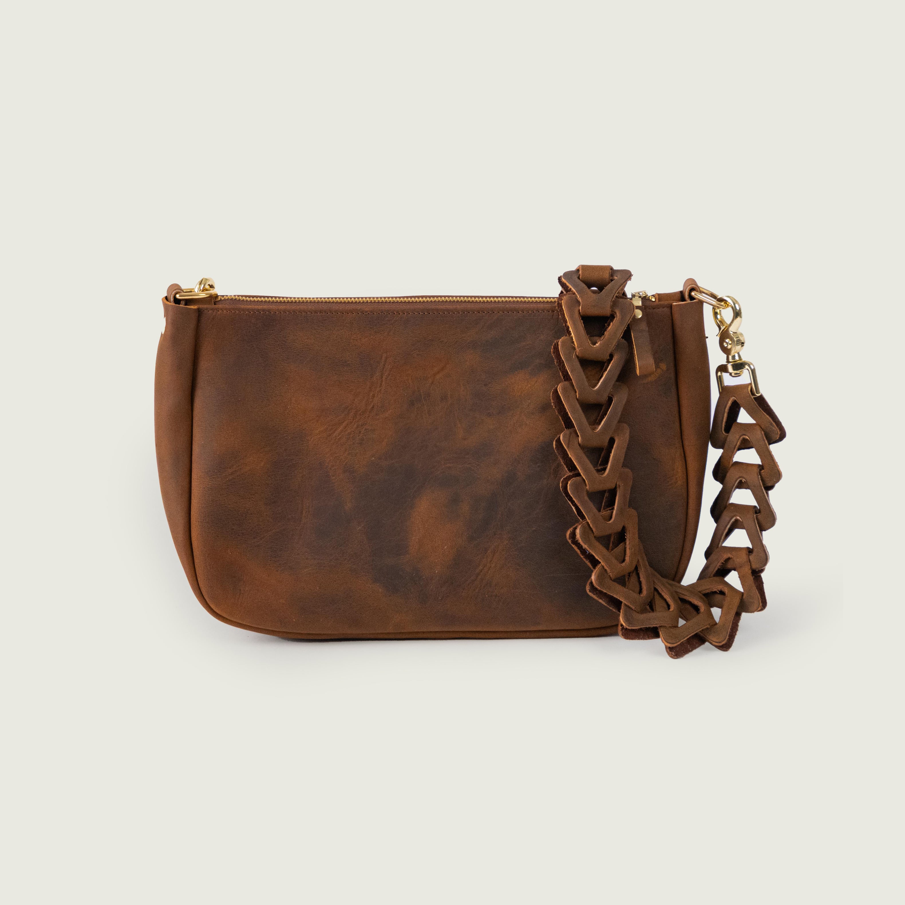 Seidel Crazy Horse Medium Crossbody Bag