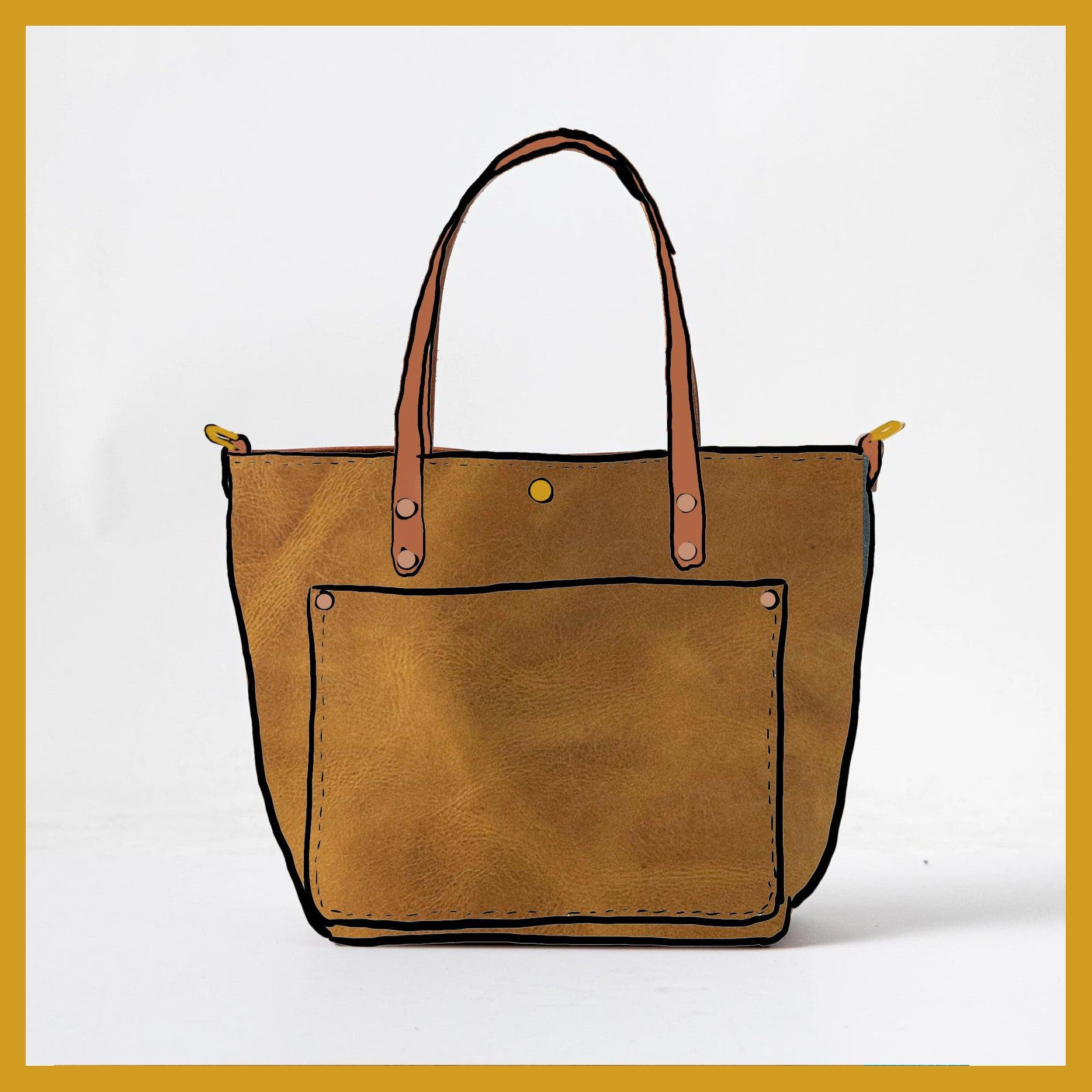 Scratch-and-Dent Mustard Travel Tote