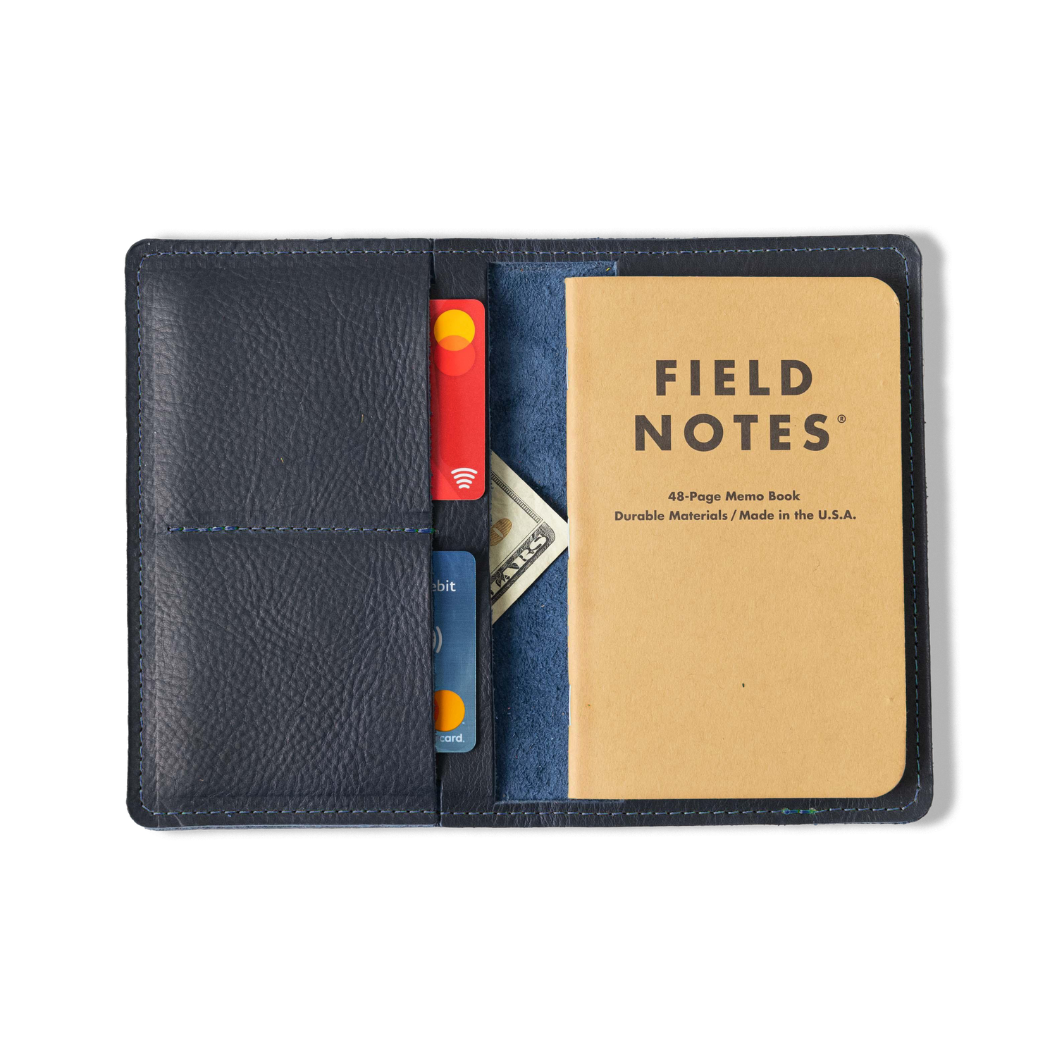 Navy Kodiak Passport Wallet