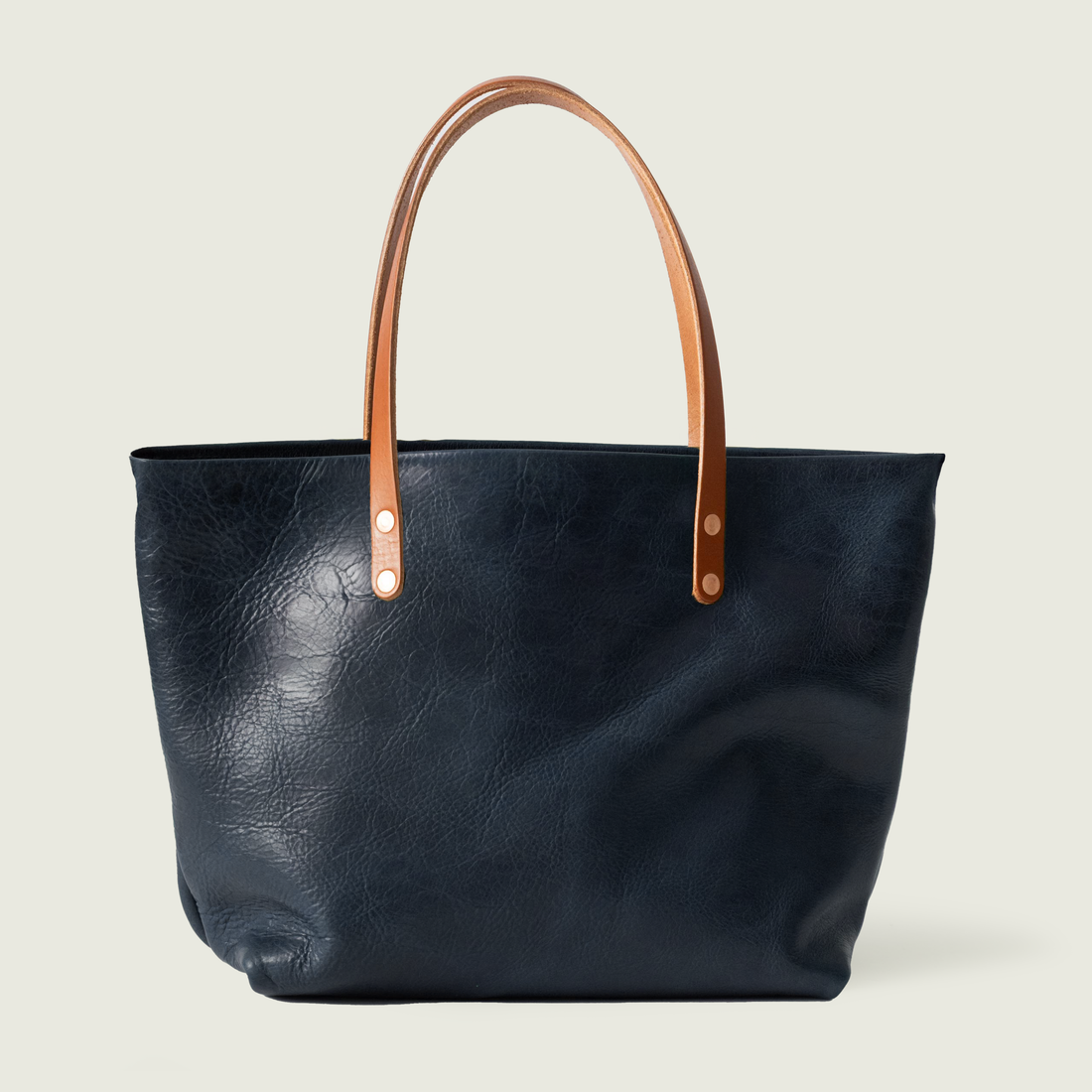 navy Navajo Bison East West Tote