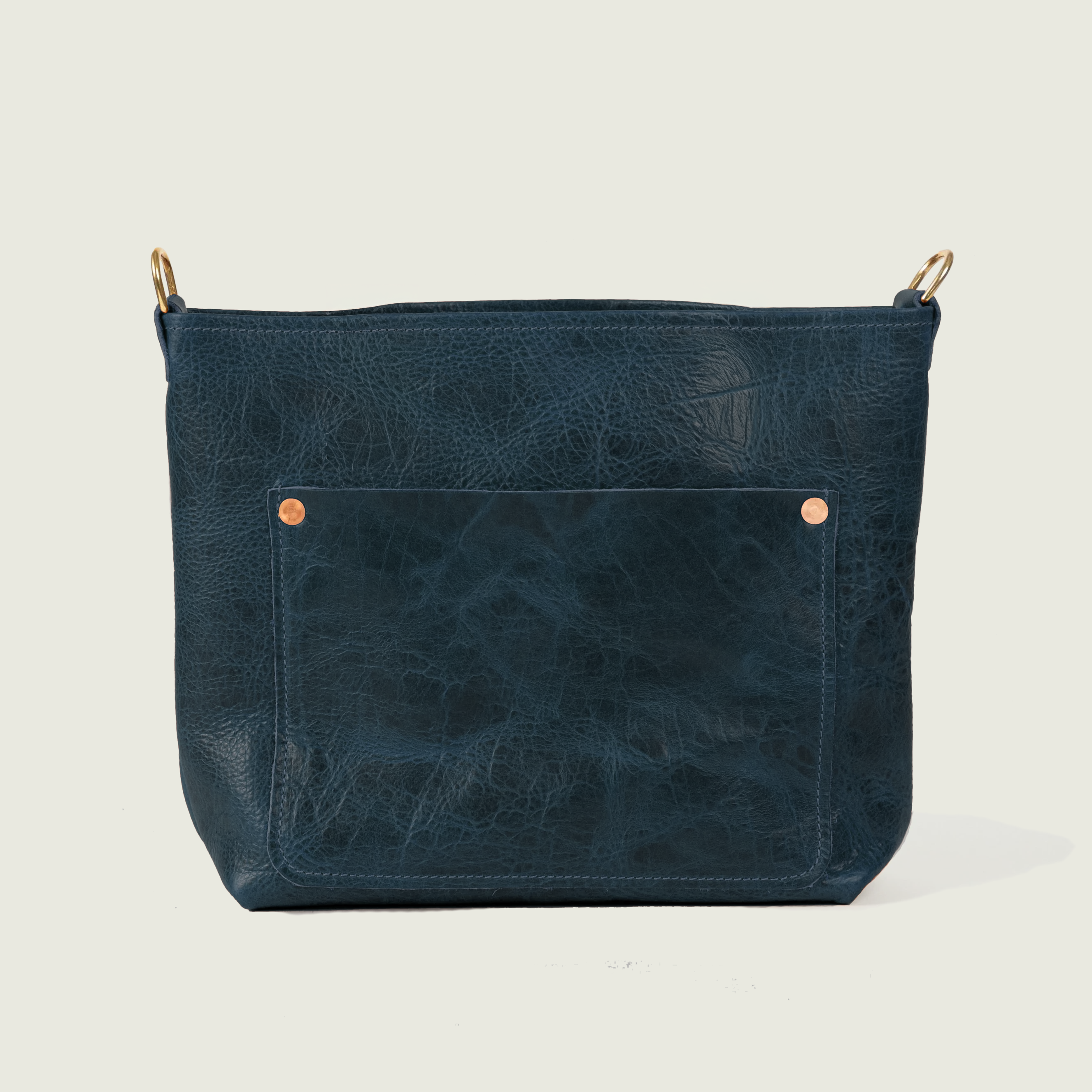 Navy Navajo Bison Mini Crossbody Travel Tote