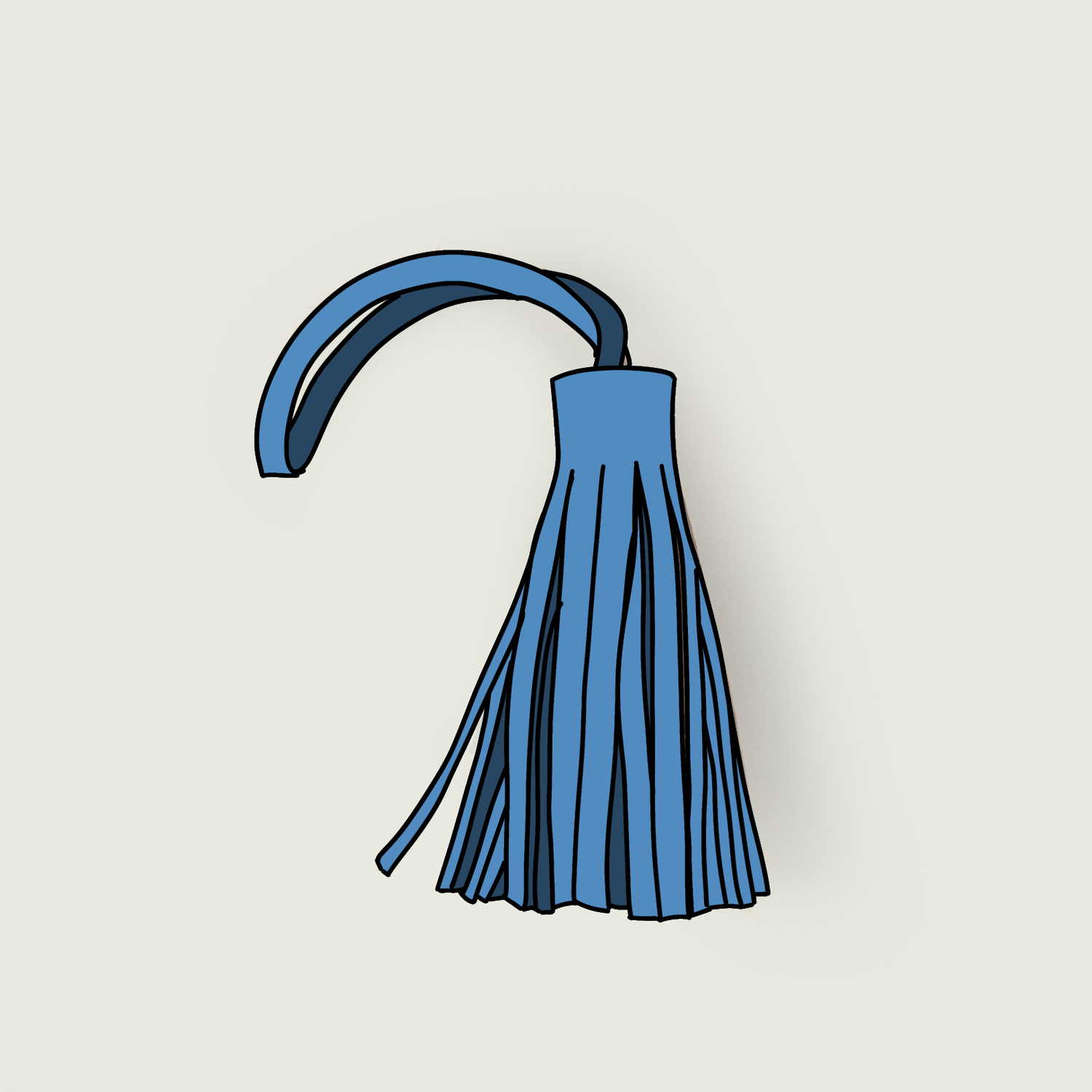 Old Style Showroom Roulette Leather Tassel