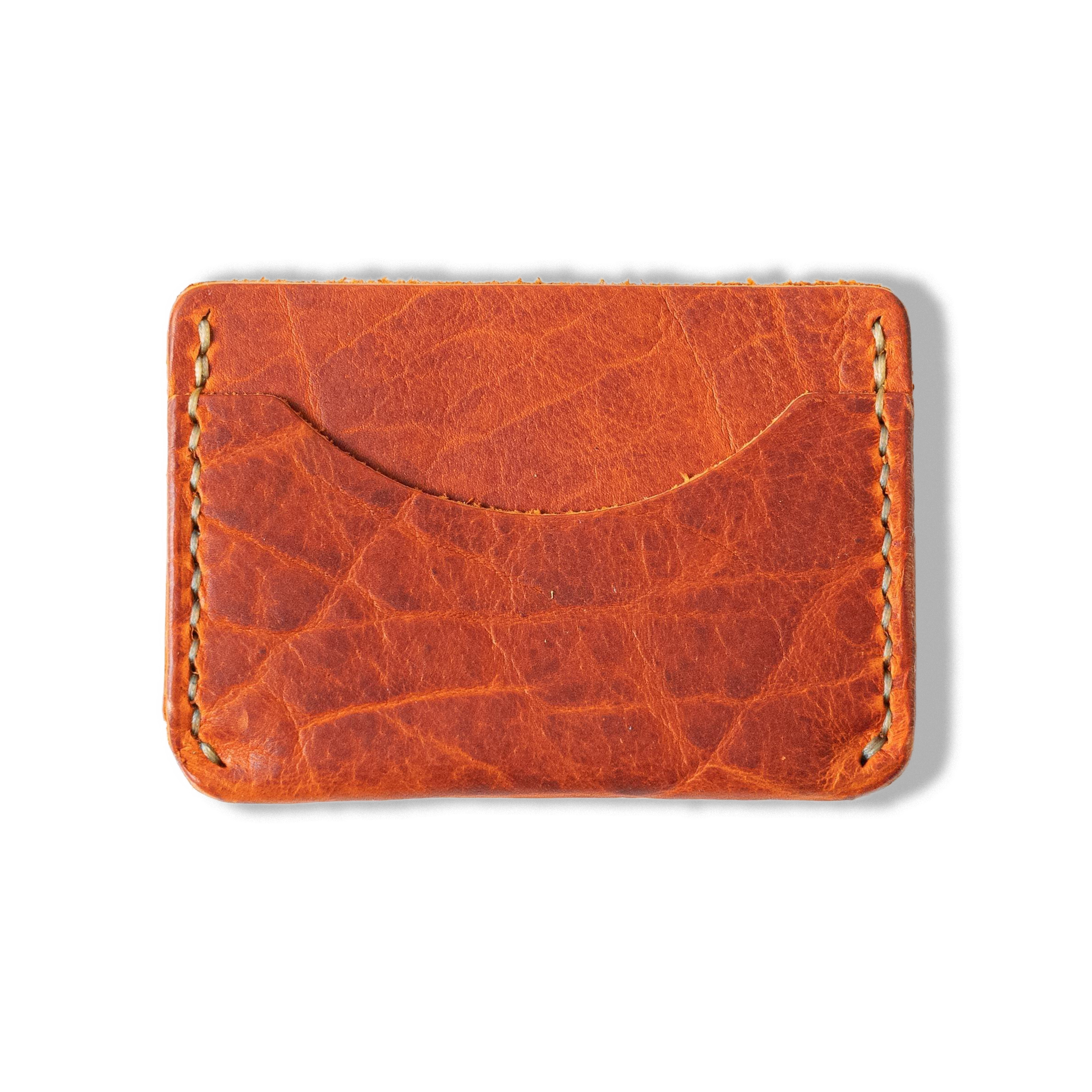 Orange Bison Card Case