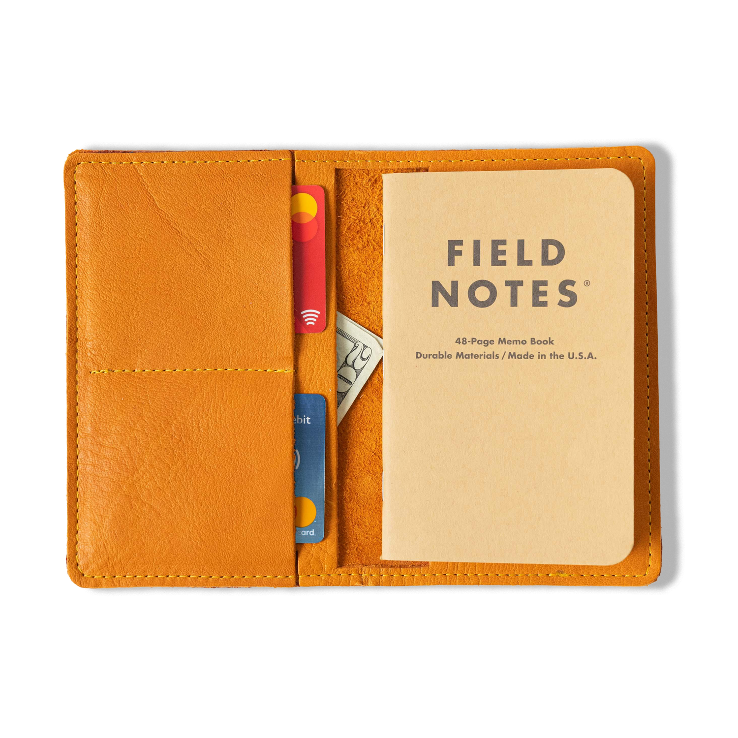 Orange Cypress Passport Wallet