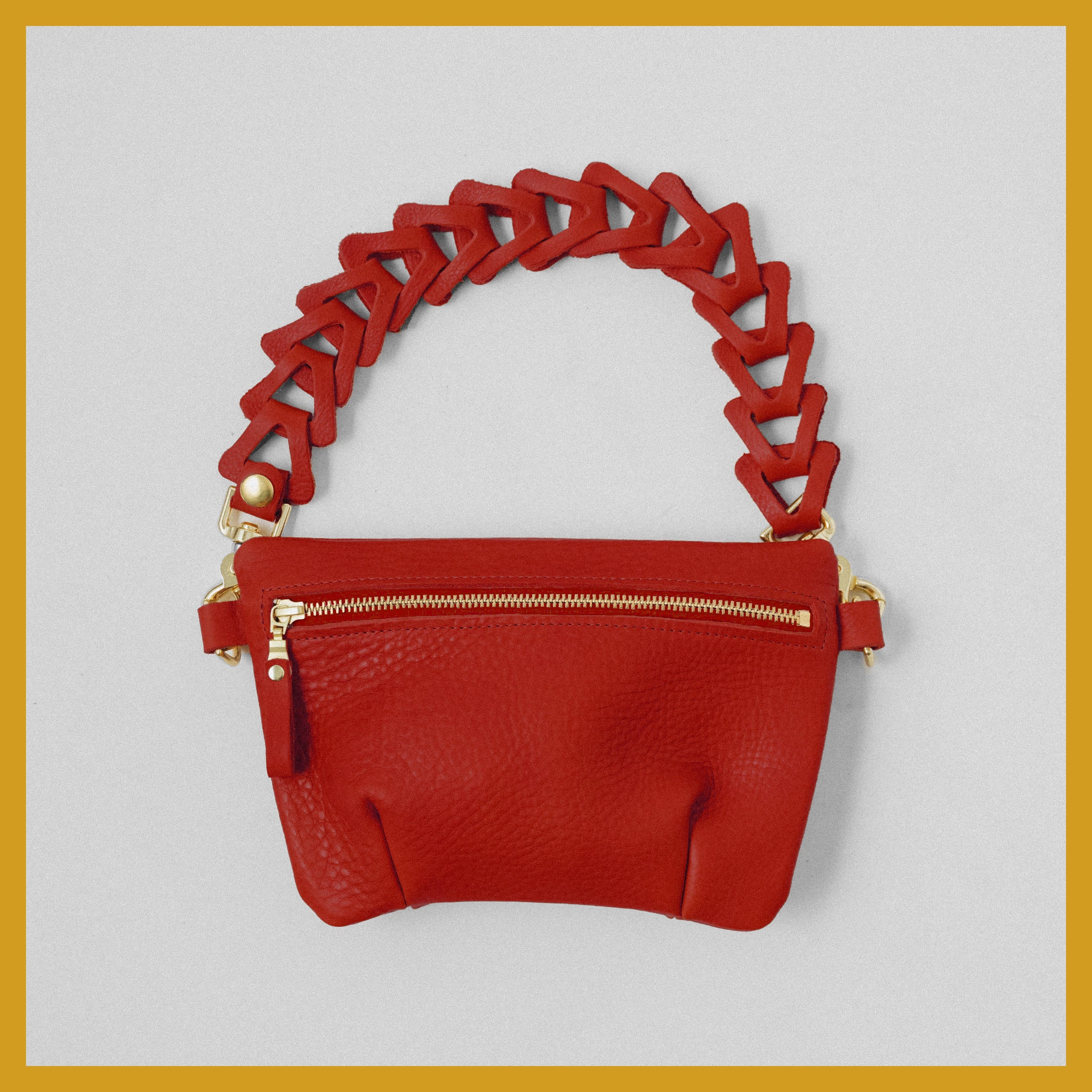 Scratch-and-Dent Red Cypress Belt Bag