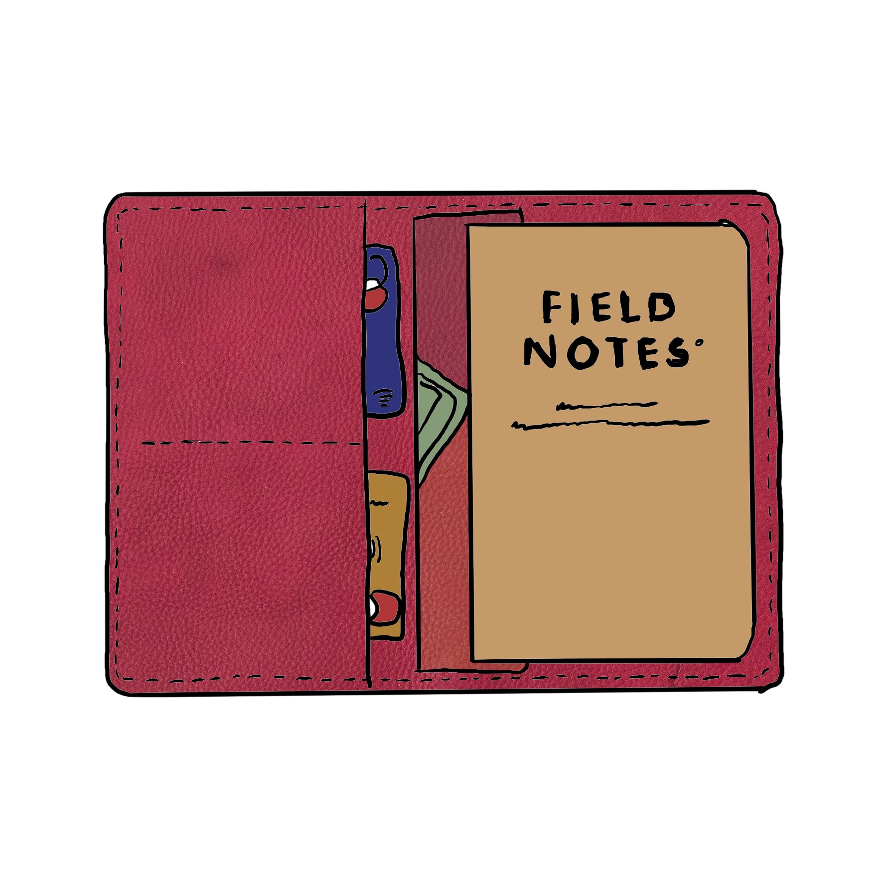 Rose Cypress Passport Wallet