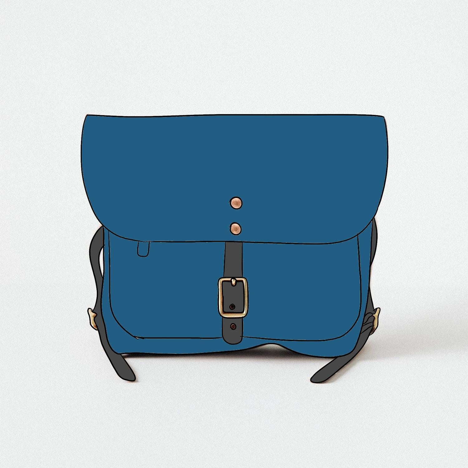 Leather Roulette Leather Backpack