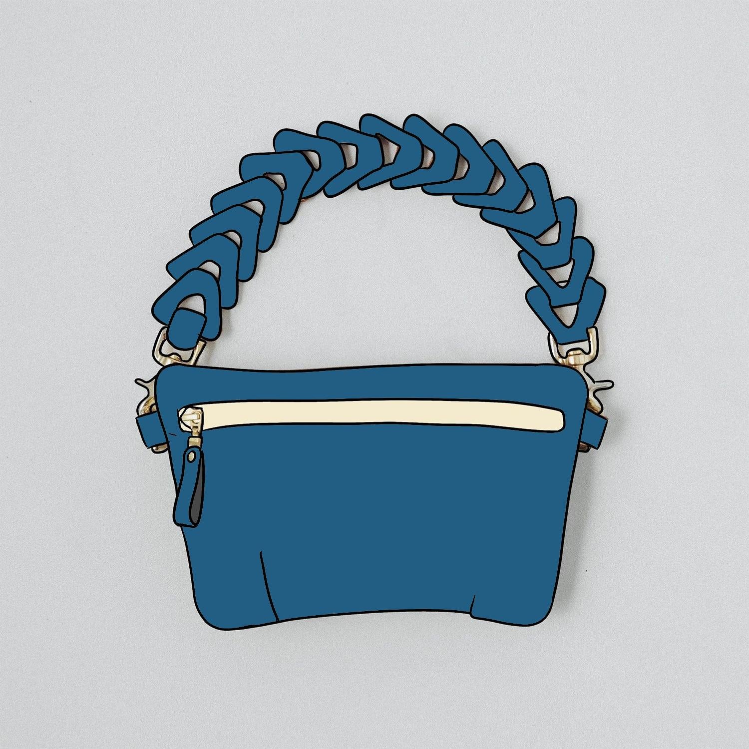 Leather Roulette Belt Bag