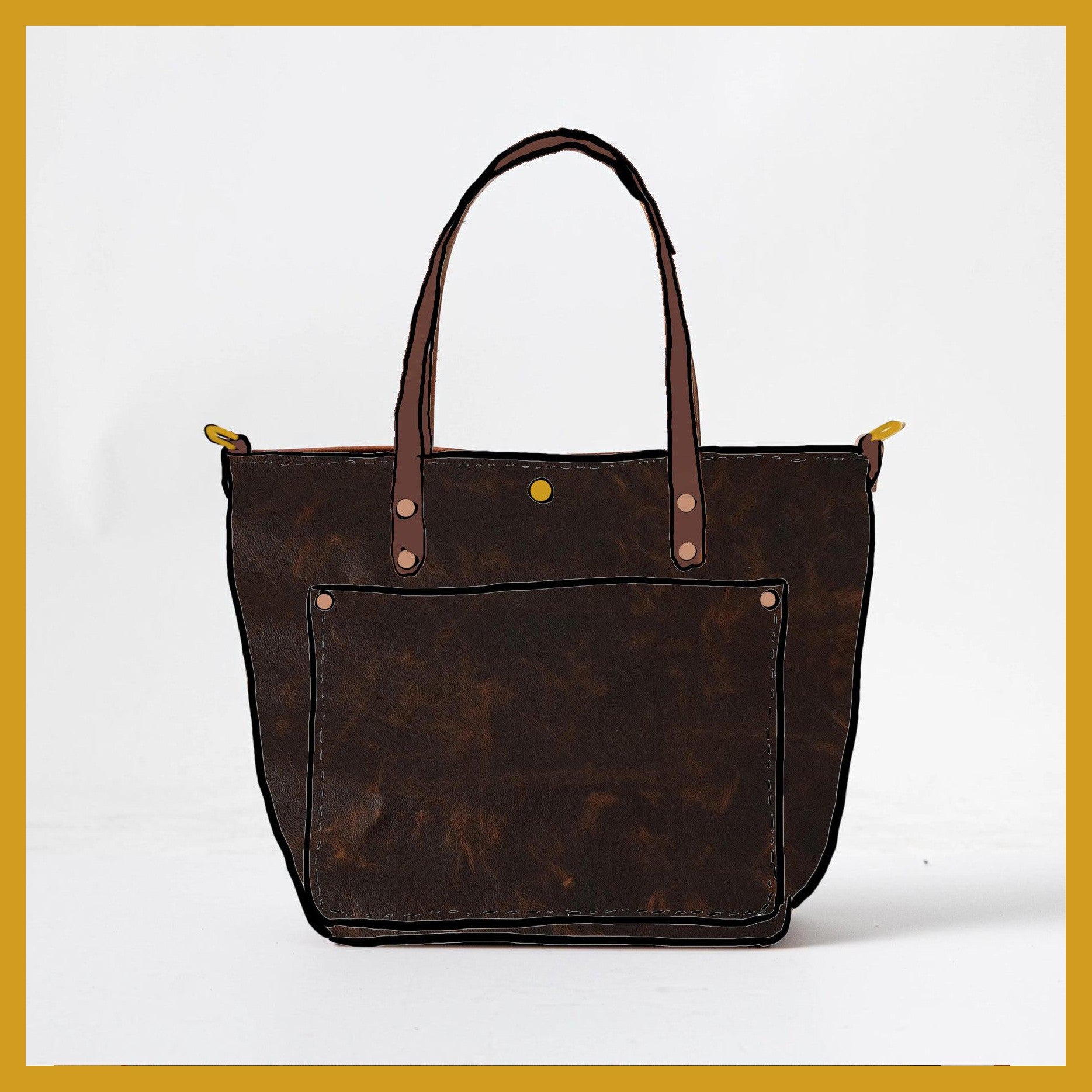 Scratch-and-Dent Tortoiseshell Travel Tote