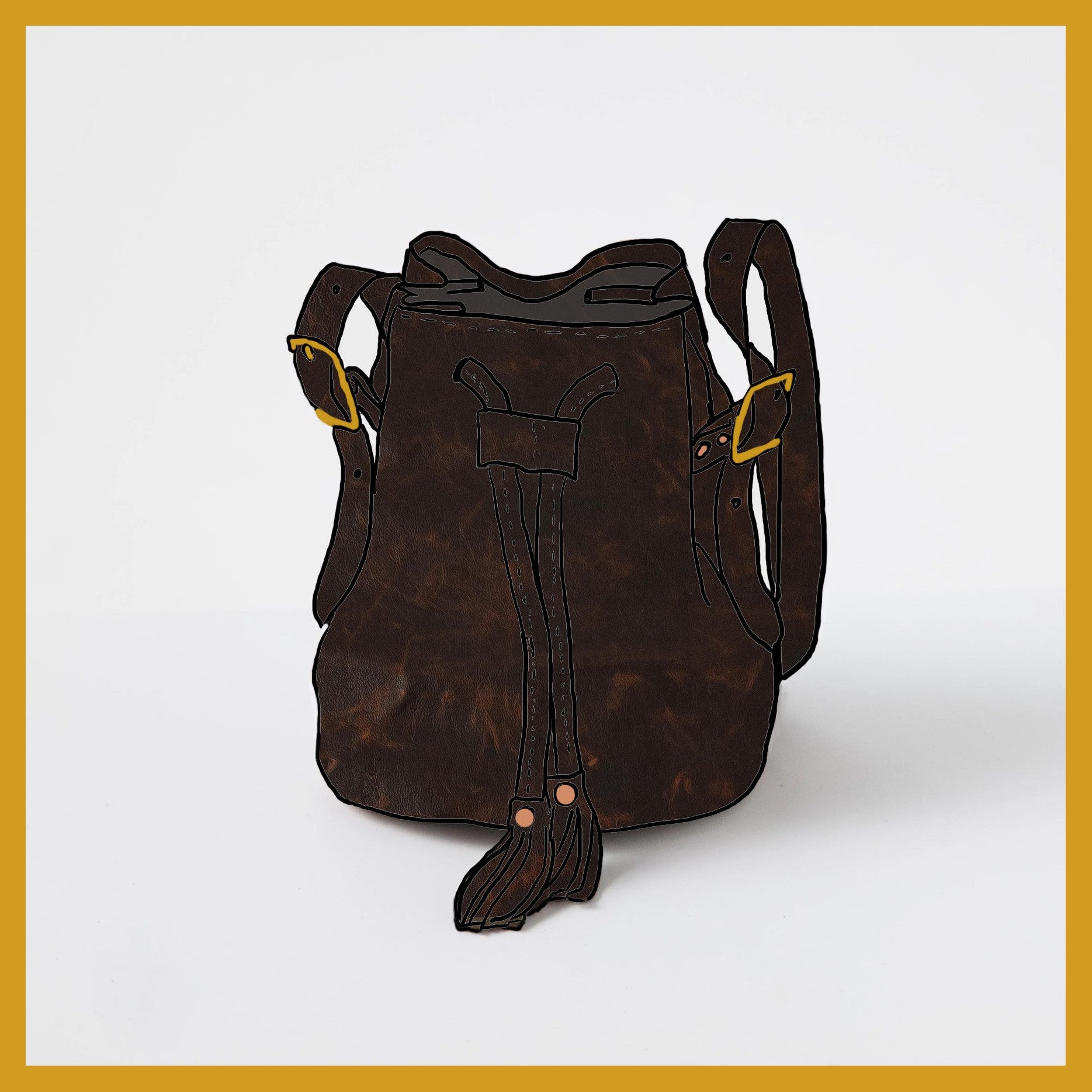 Scratch-and-Dent Tortoiseshell Bucket Bag