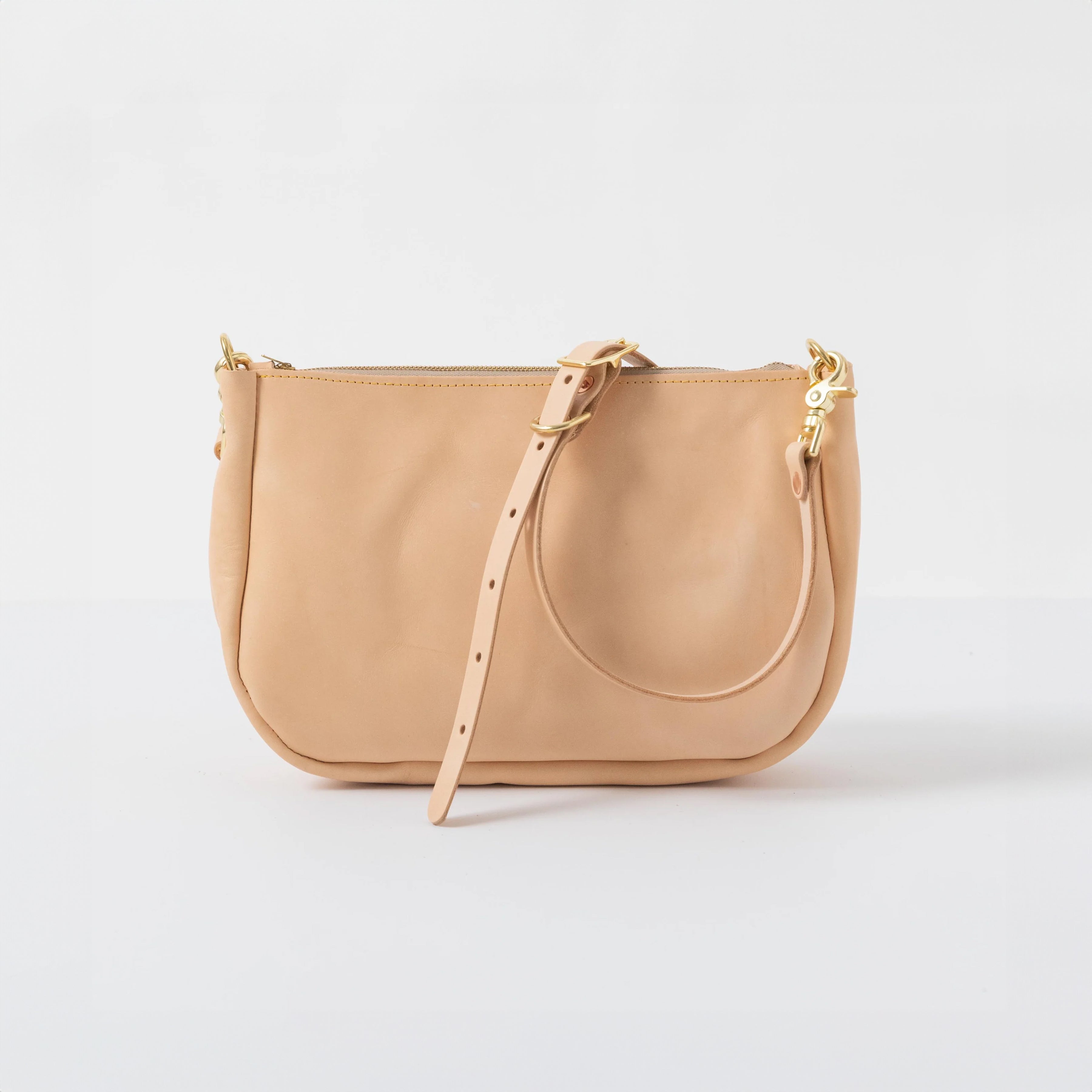 Rustic Vegetable Tanned Medium Crossbody Bag
