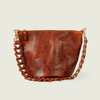 Whiskey Navajo Bison Zip-Top Bucket Bag