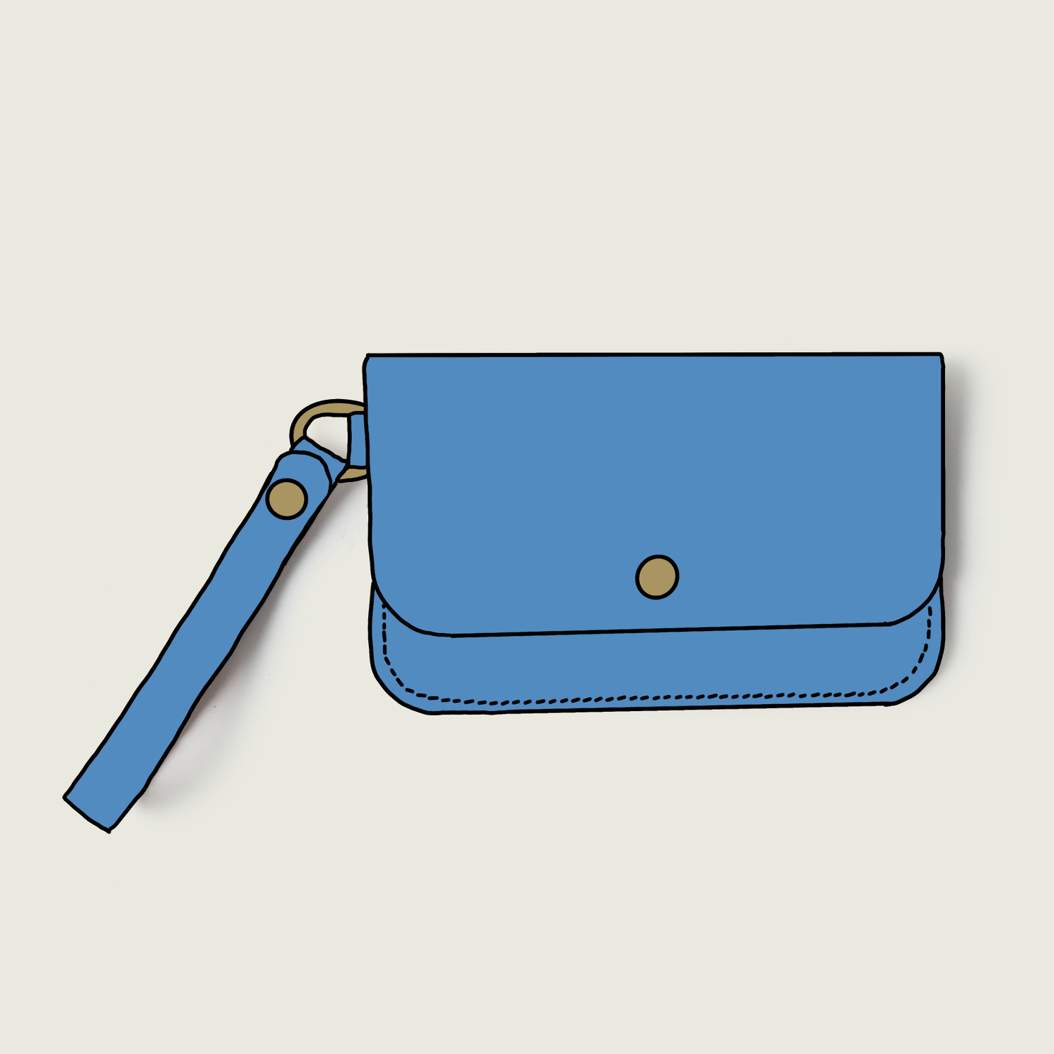 Showroom Roulette Wristlet Clutch