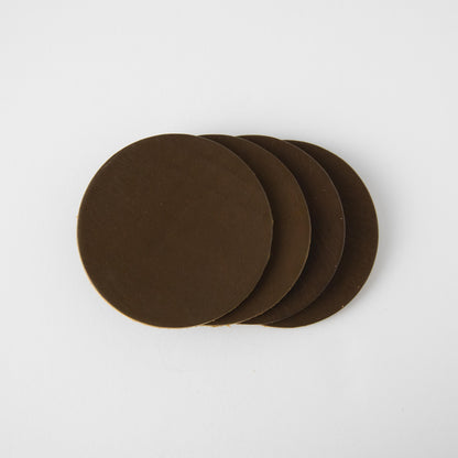 Olive Leather Coasters
