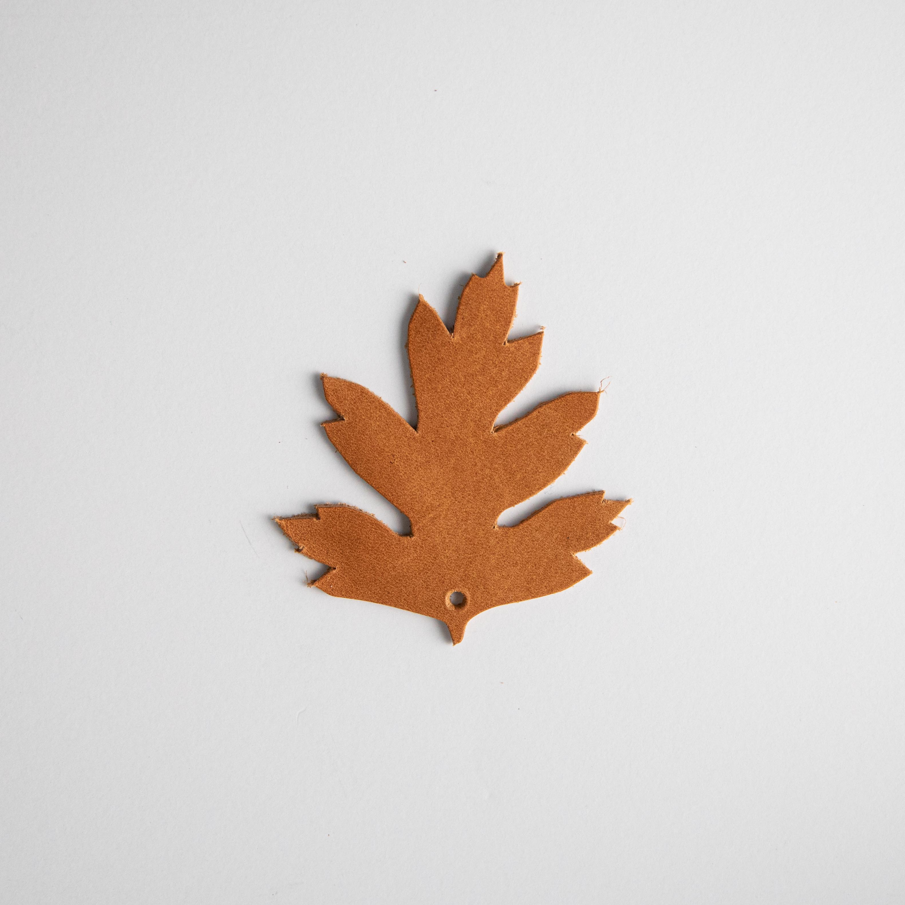 Tan Leaf Charms