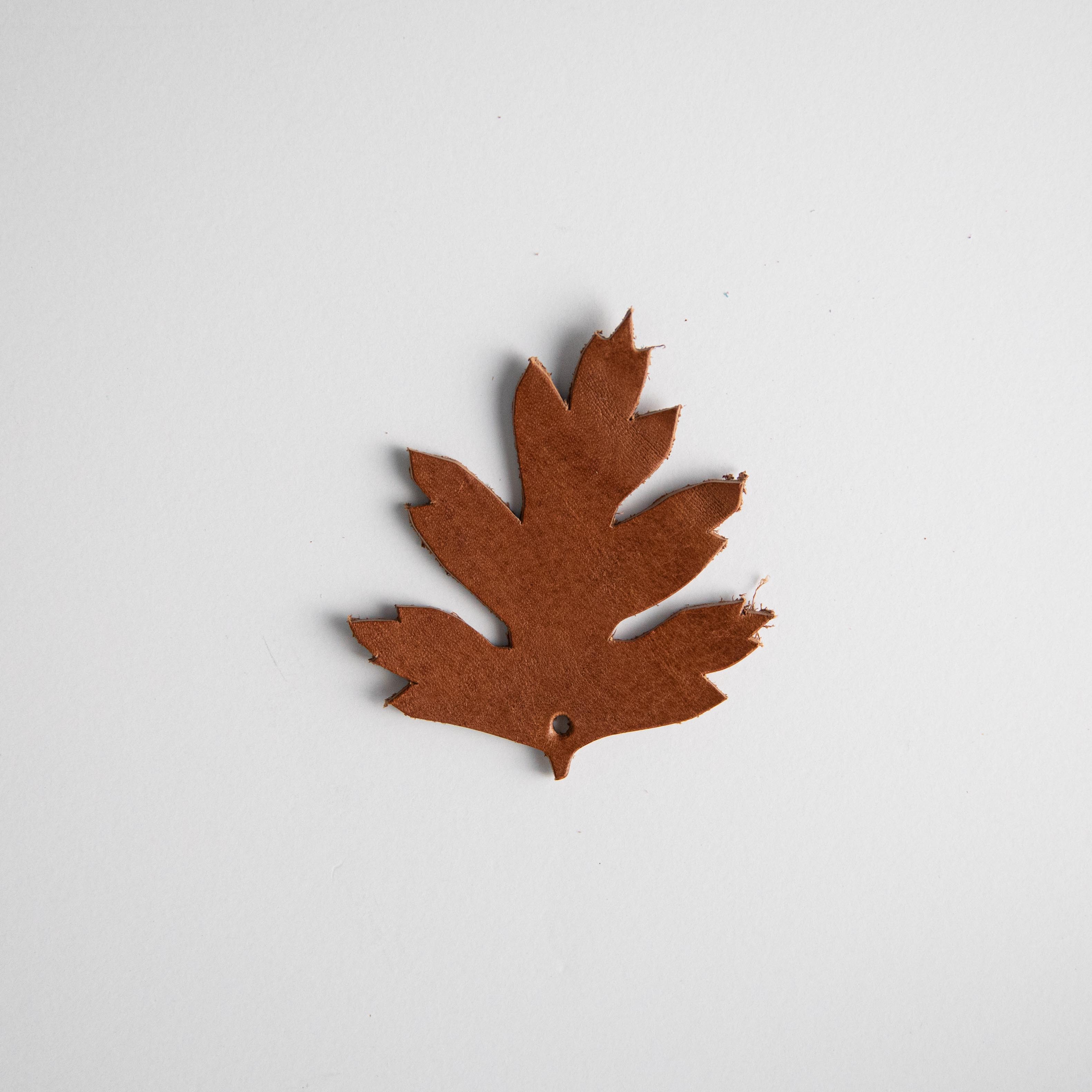 Tan Leaf Charms