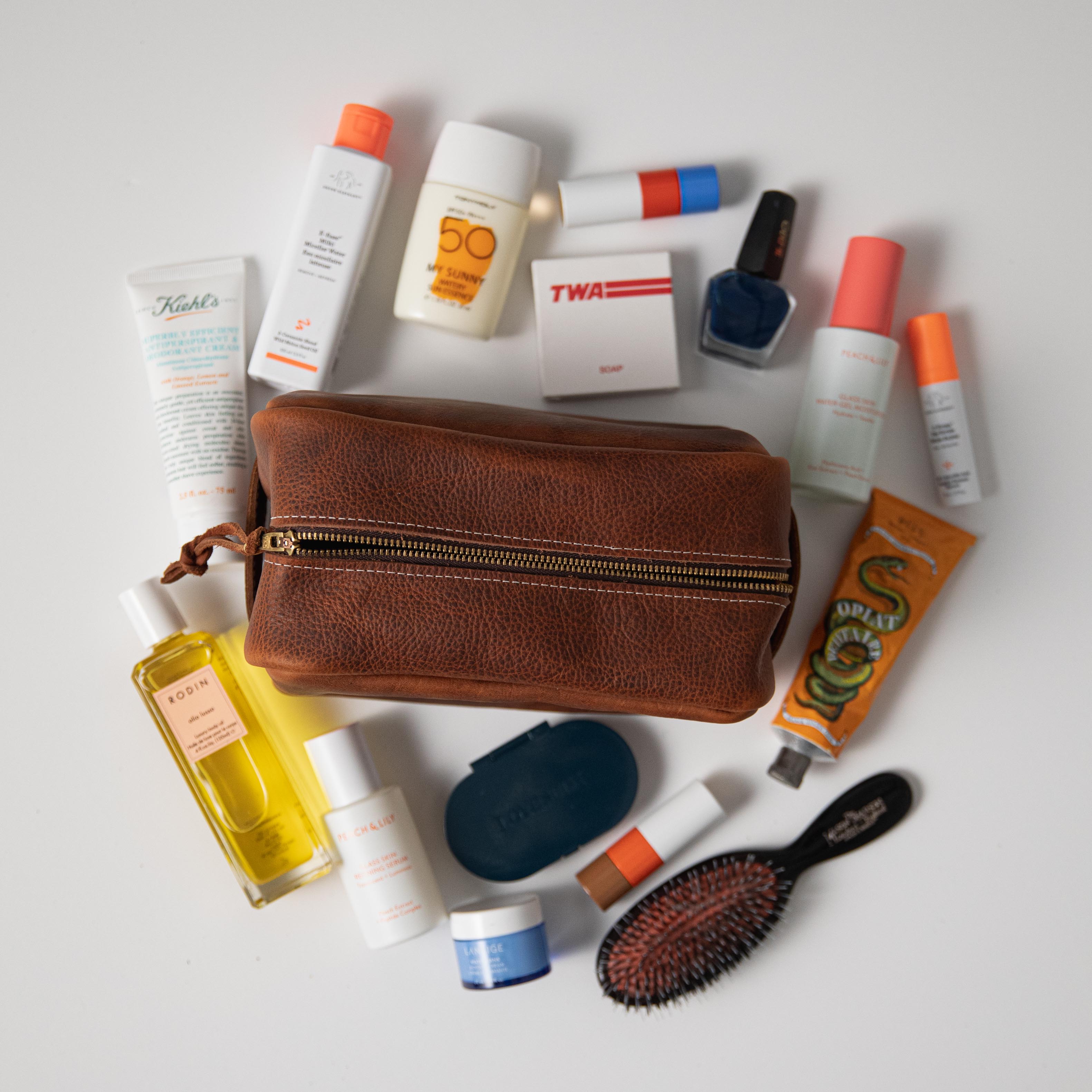 Tan Kodiak Travel Kit