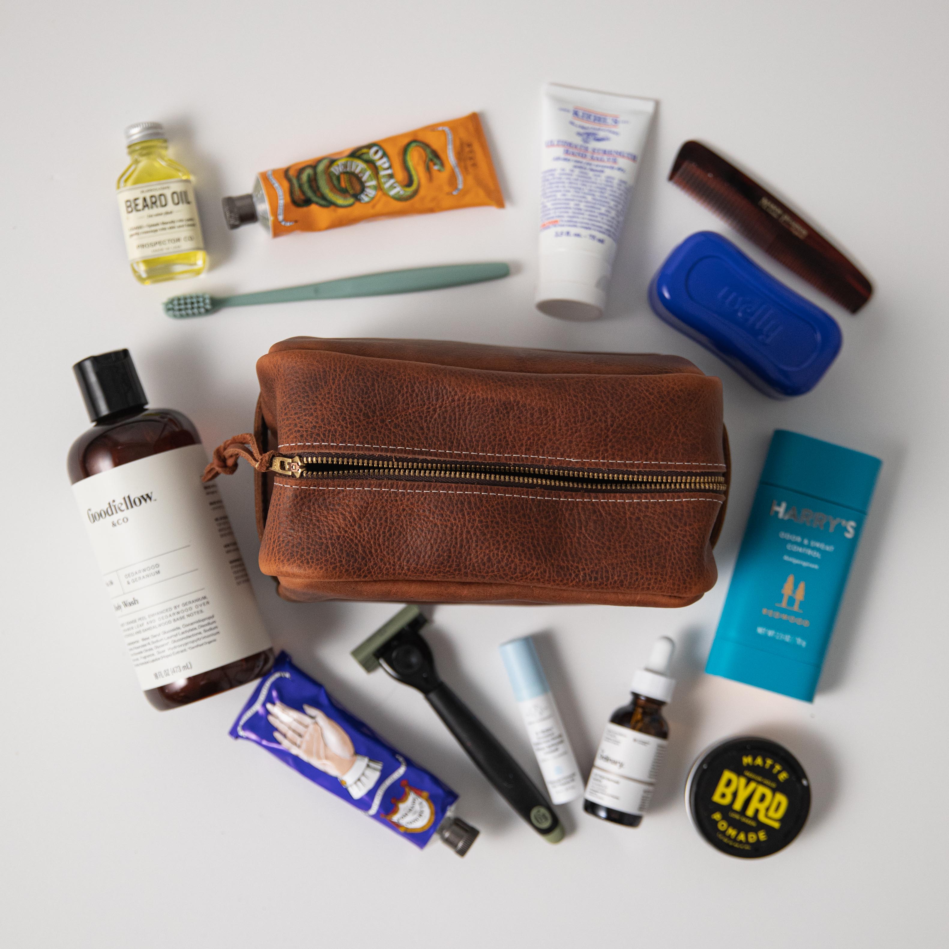 Tan Kodiak Travel Kit