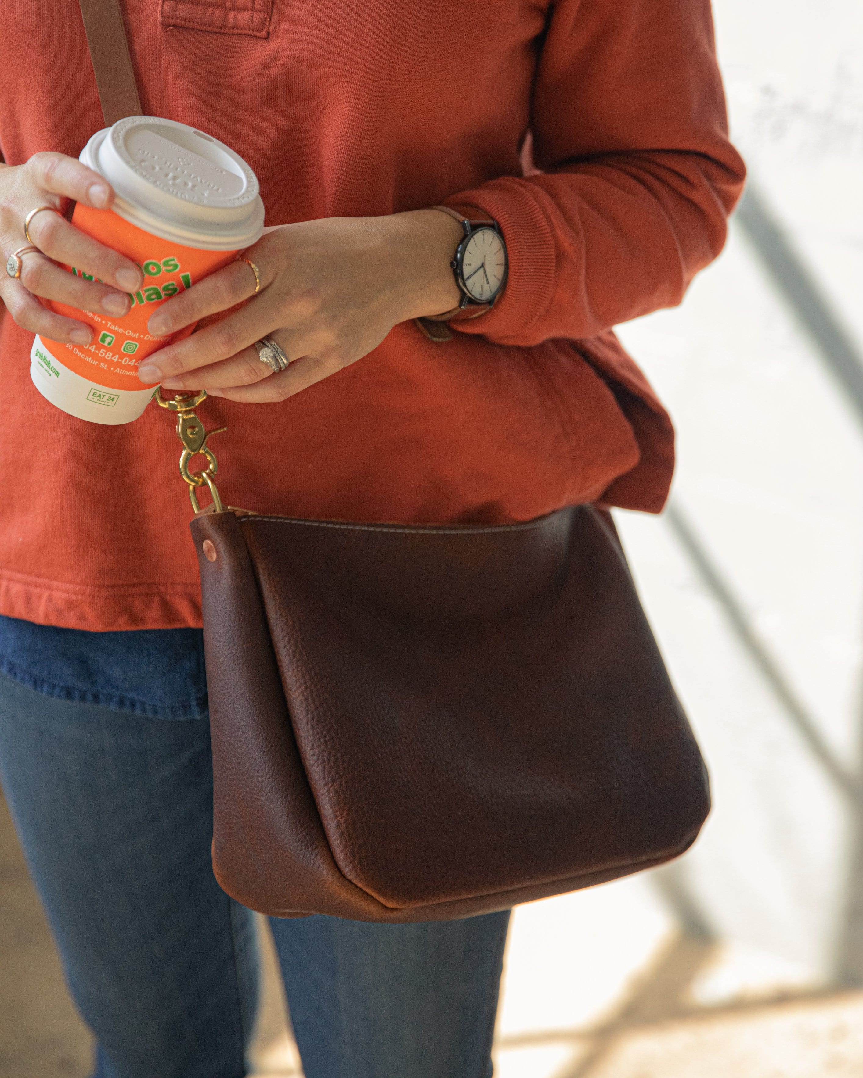 Tan Kodiak Crossbody Bag