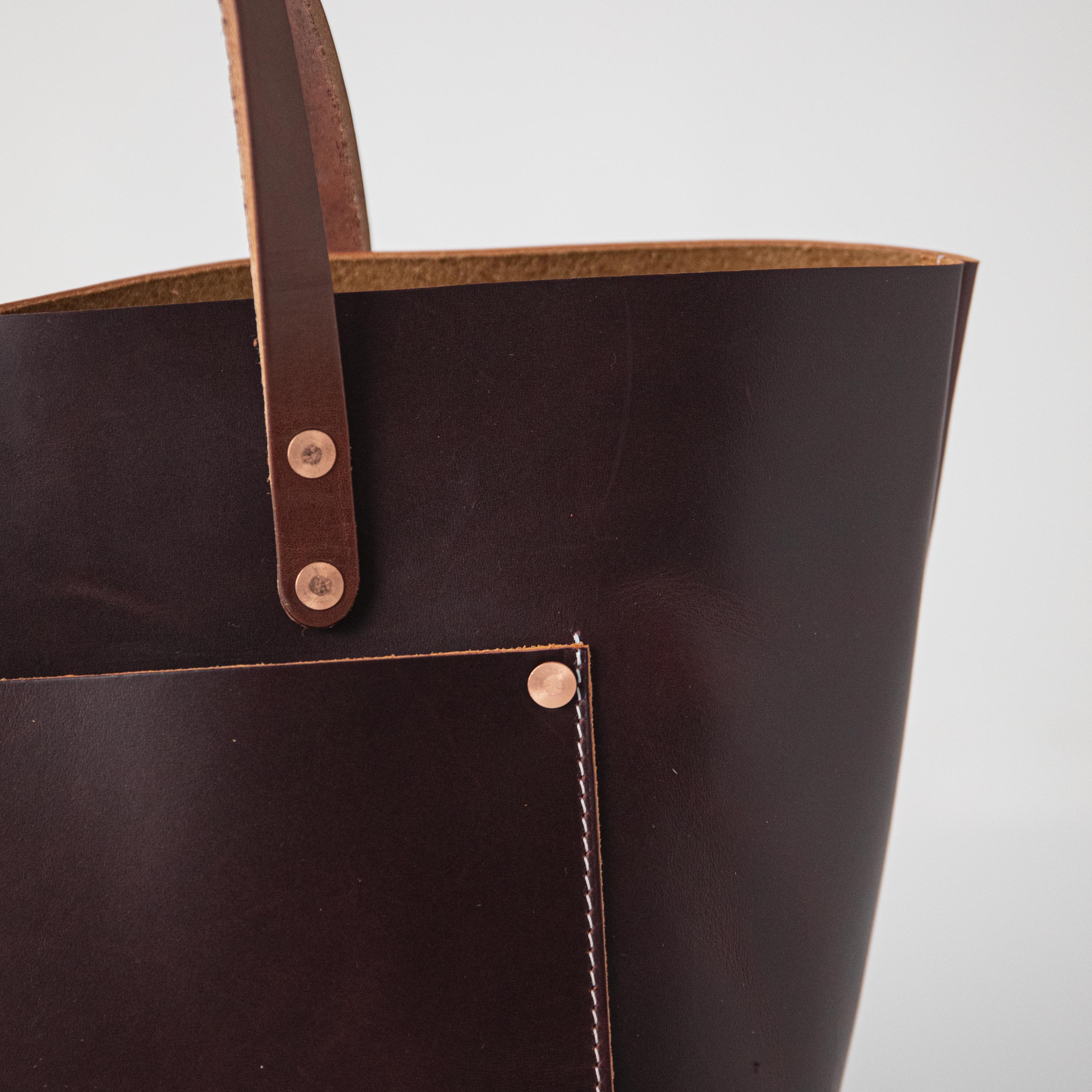 Oxblood Market Tote