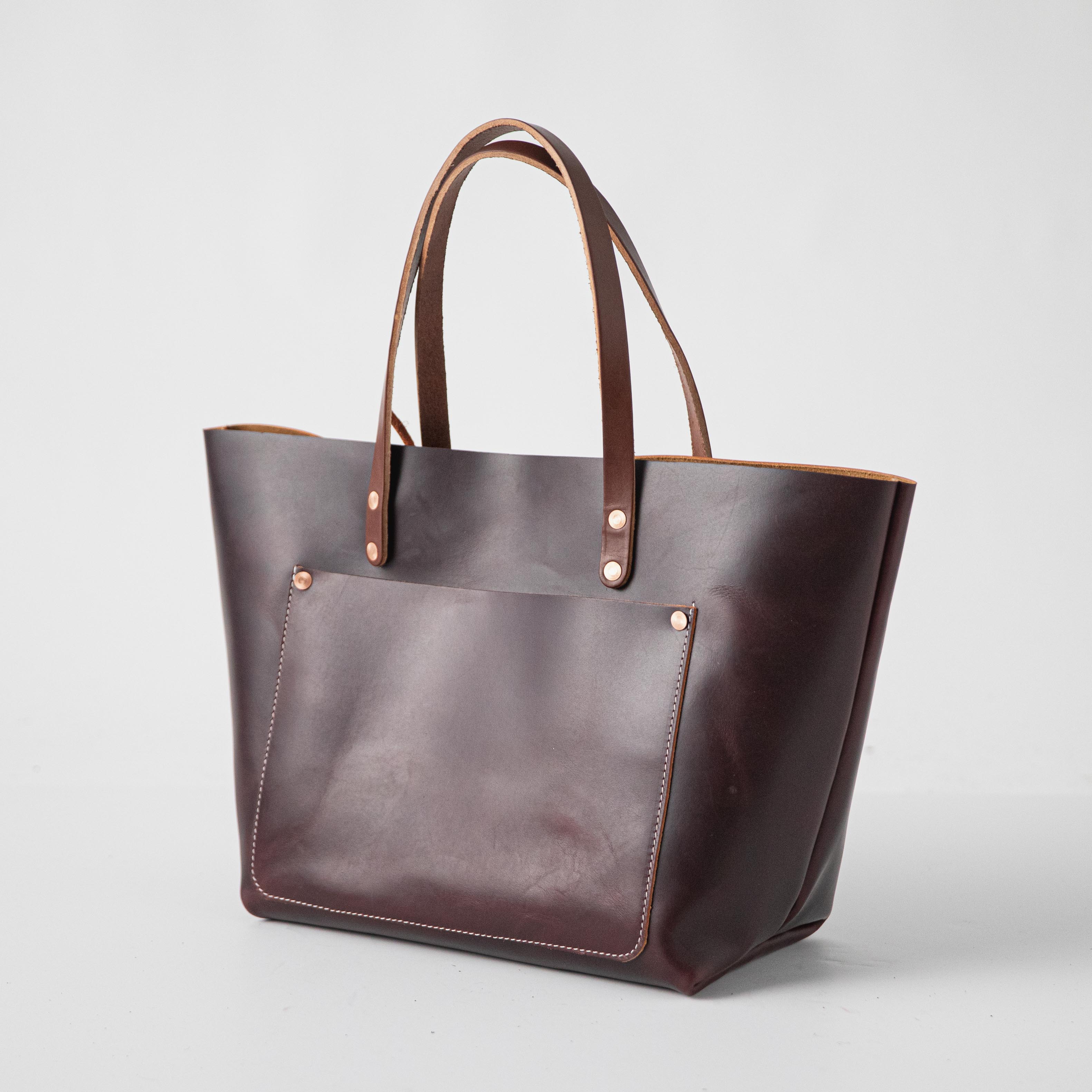 Oxblood Market Tote