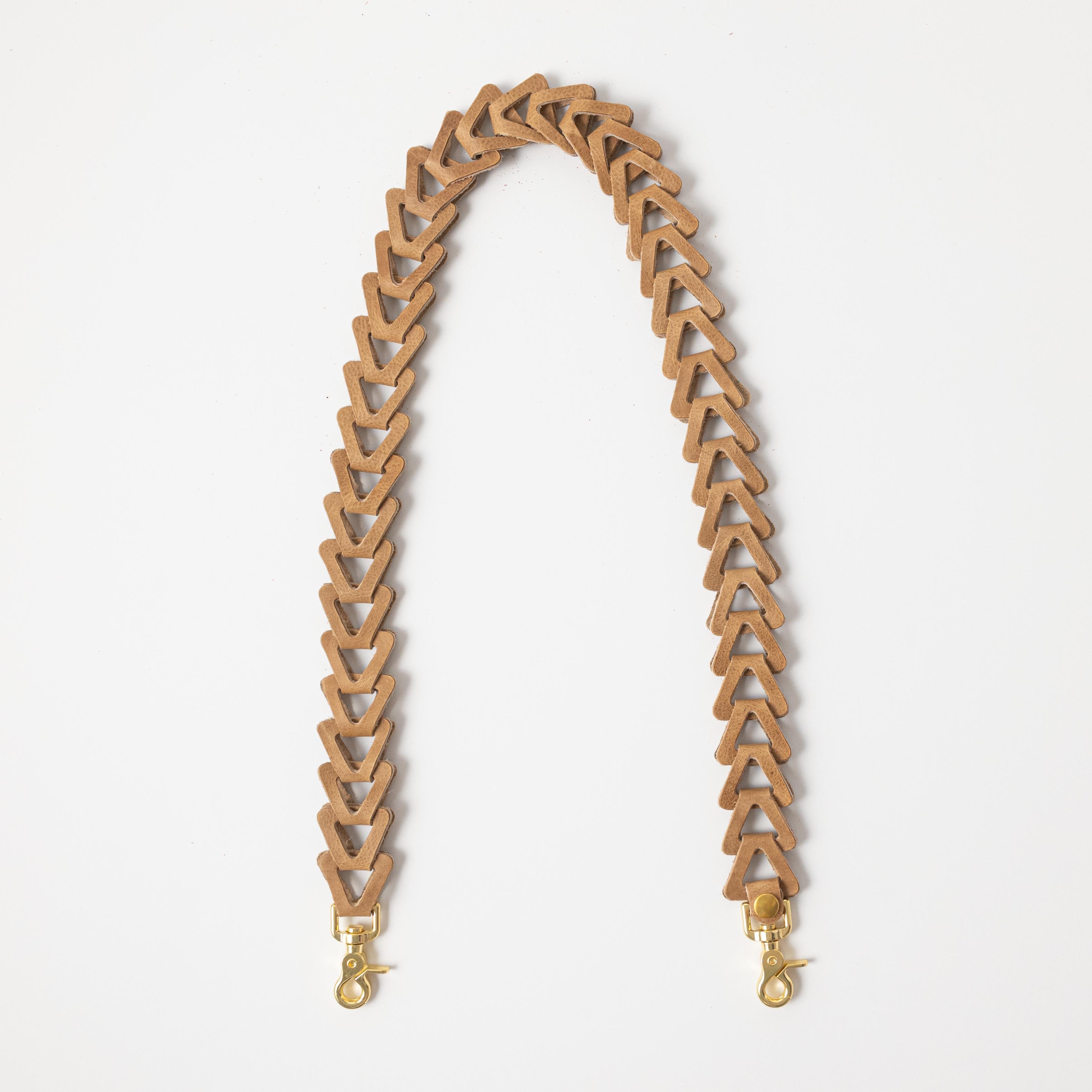 Beige Bison Chain Link Strap