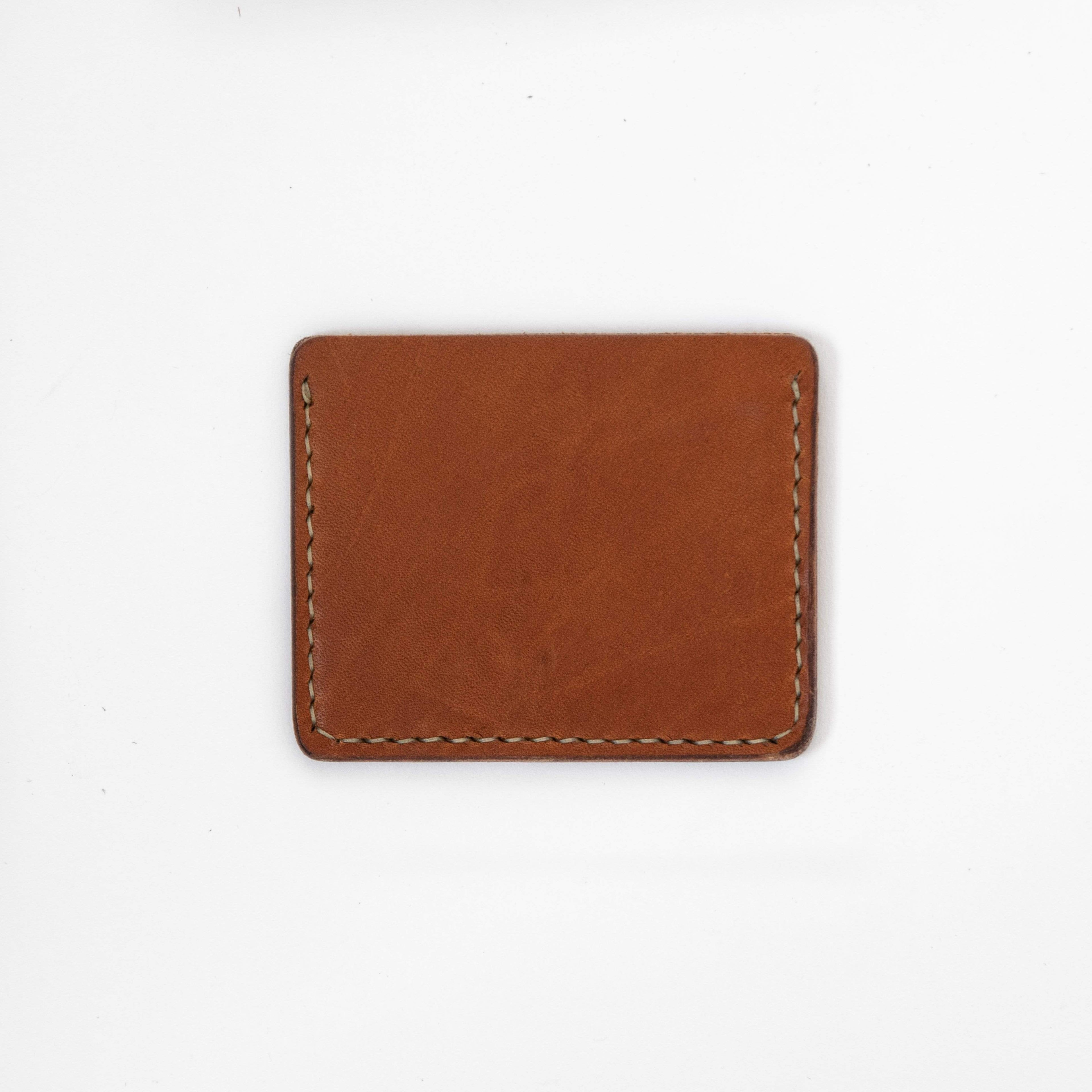 Buck Brown Slim Card Wallet- slim wallet - mens leather wallet - KMM & Co.