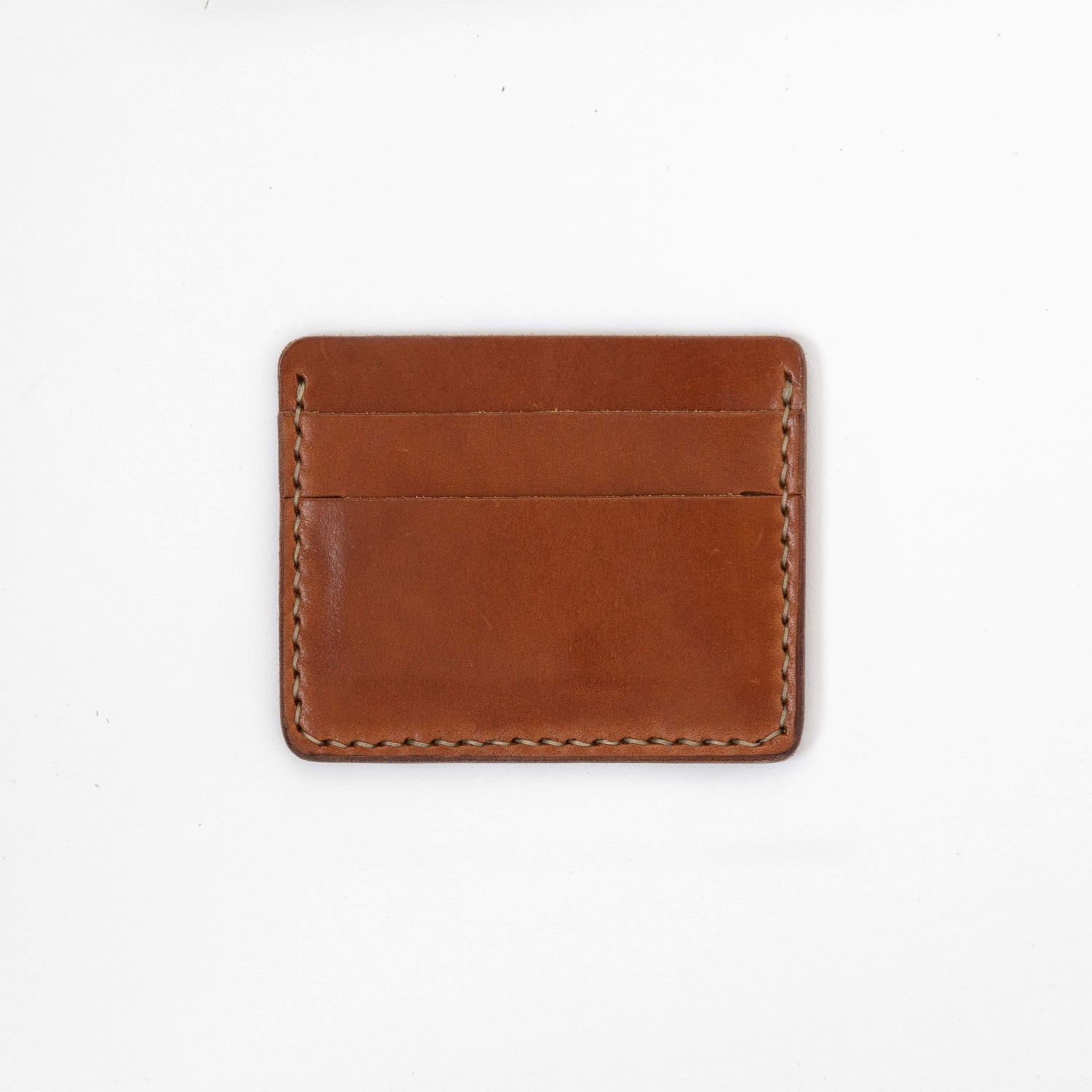 Buck Brown Slim Card Wallet- slim wallet - mens leather wallet - KMM & Co.