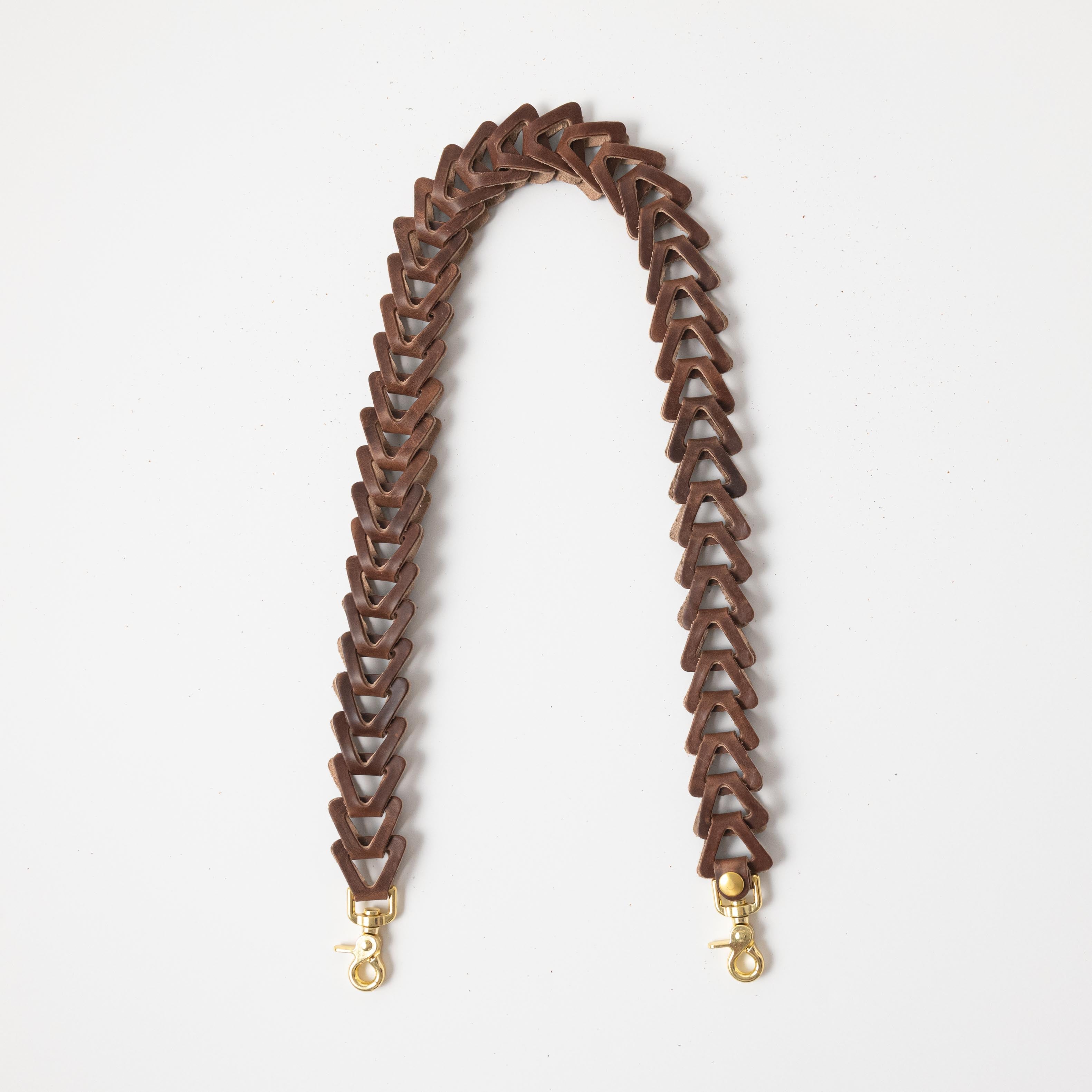 English Tan Chain Link Strap