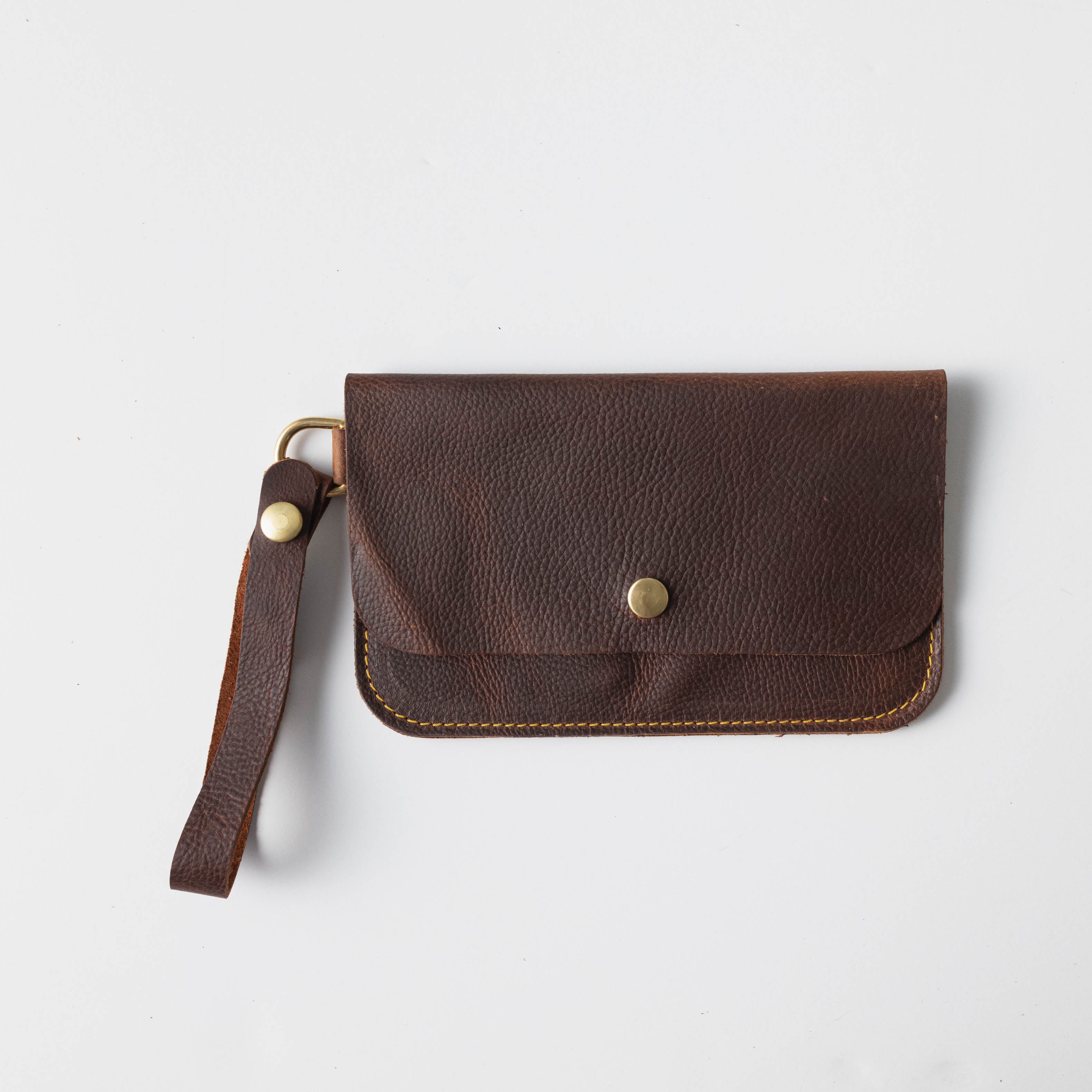 Original Tan Kodiak Wristlet Clutch