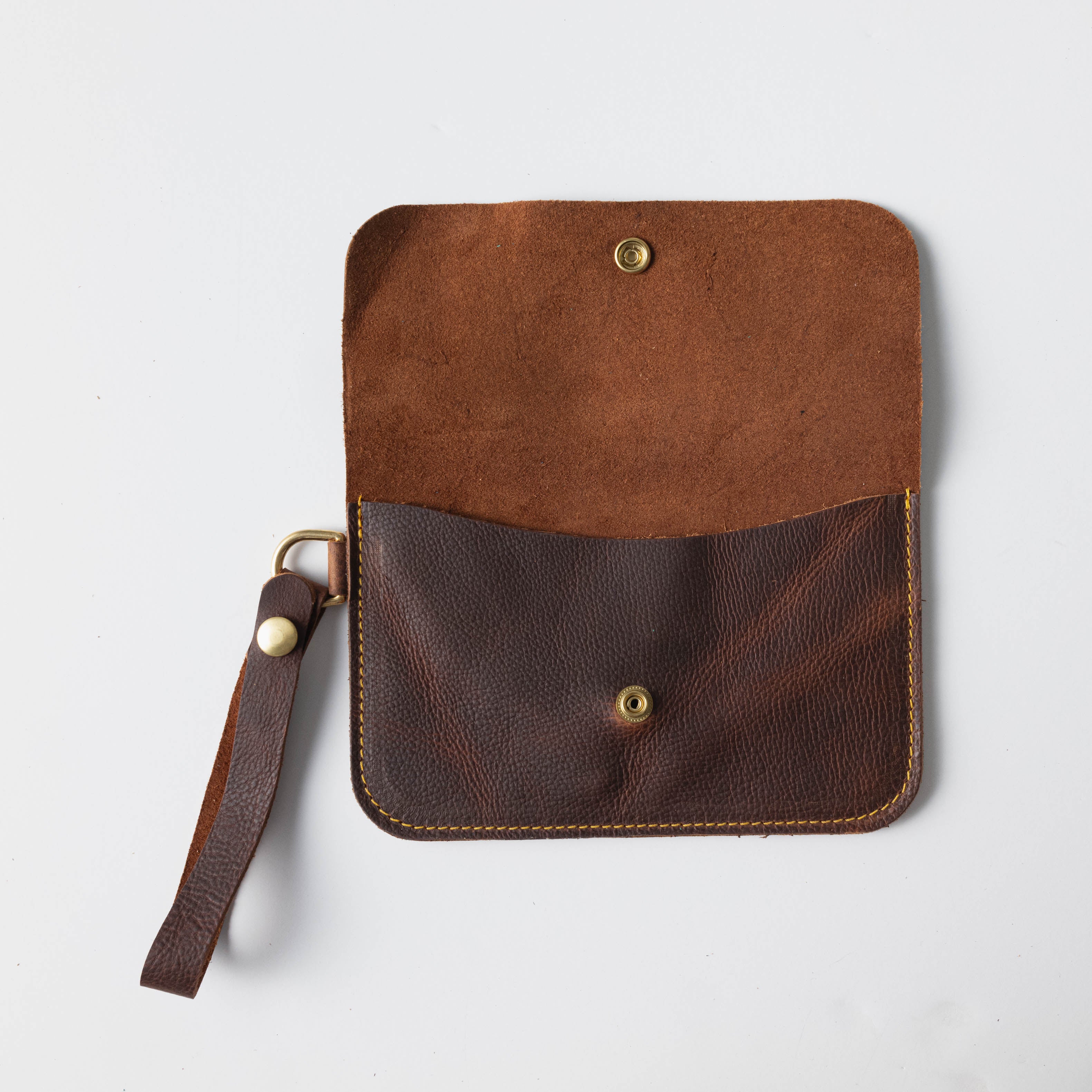 Original Tan Kodiak Wristlet Clutch