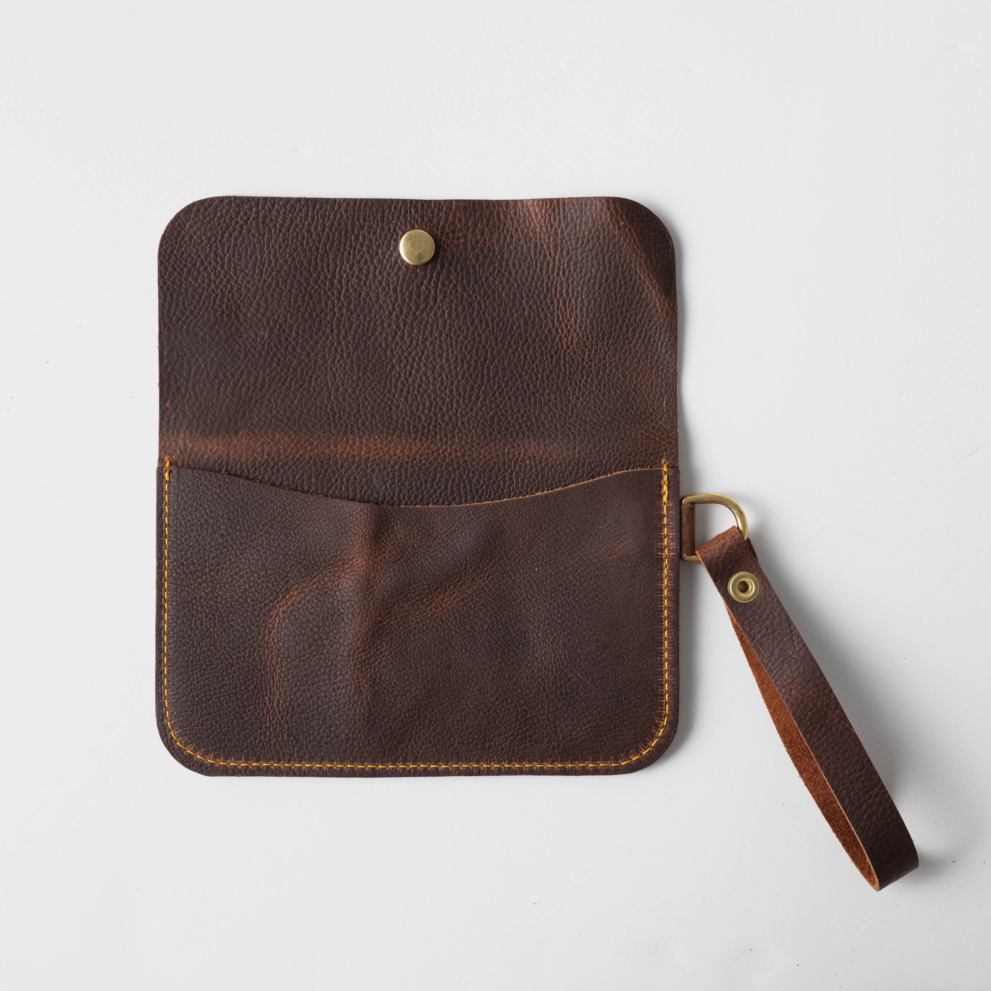 Original Tan Kodiak Wristlet Clutch