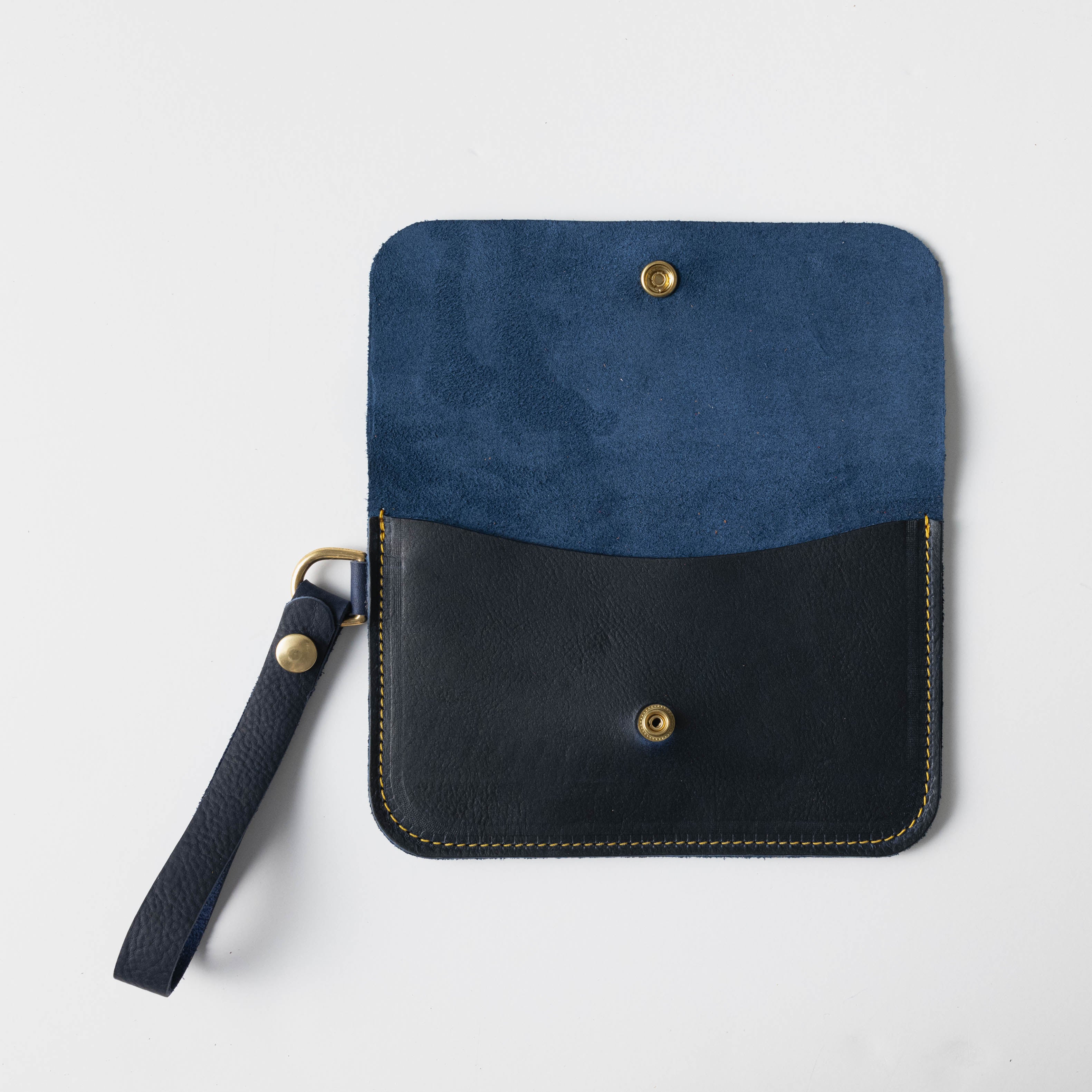 Navy Kodiak Wristlet Clutch